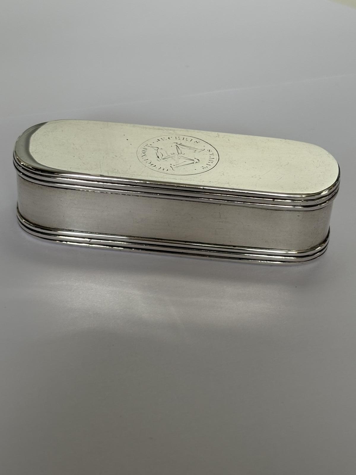 George III Silver Gilt Snuff Box CORNELIUS BLAND London 1795 ISLE OF MAN CREST MANX (1 of 13) George III Silver Gilt Snuff Box CORNELIUS BLAND London 1795 ISLE OF MAN CREST MANX (1 of 13)