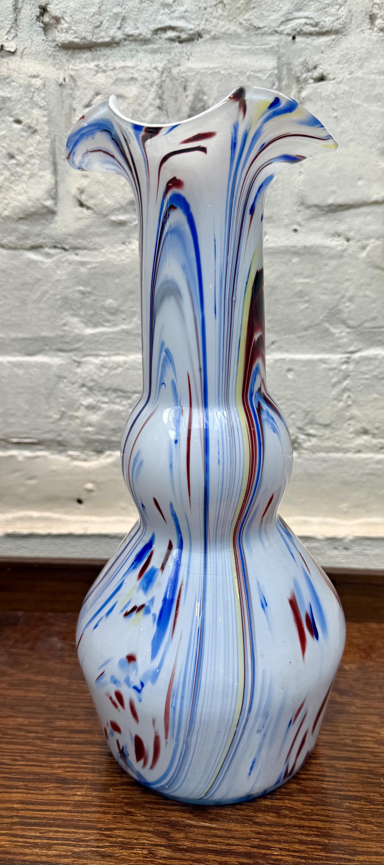 Mid Century Large Murano Style Vase (1 of 5)
