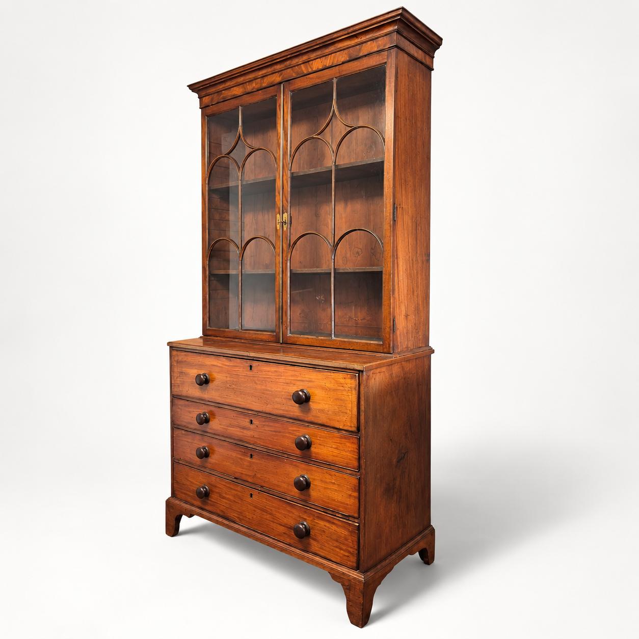 Late Georgian Mahogany Secretaire Bookcase c.1800 (1 of 25) Late Georgian Mahogany Secretaire Bookcase c.1800 (1 of 25)