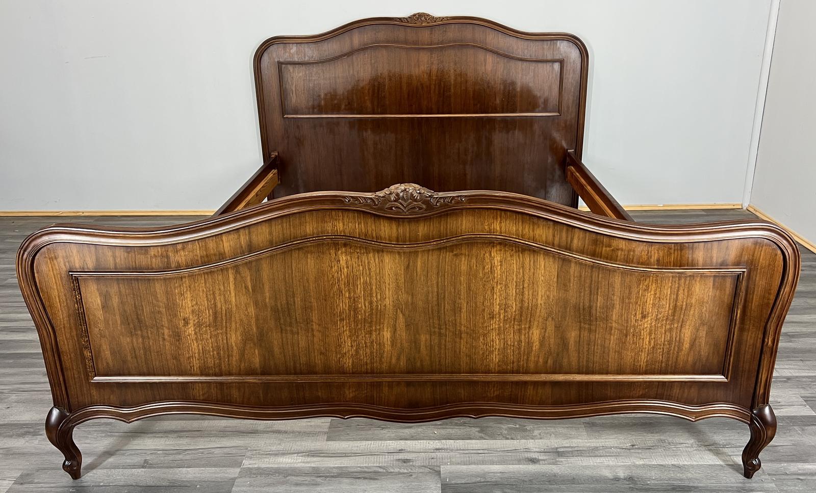 Bed Frame Vintage French Style  King Size Carved Panel (1 of 9)