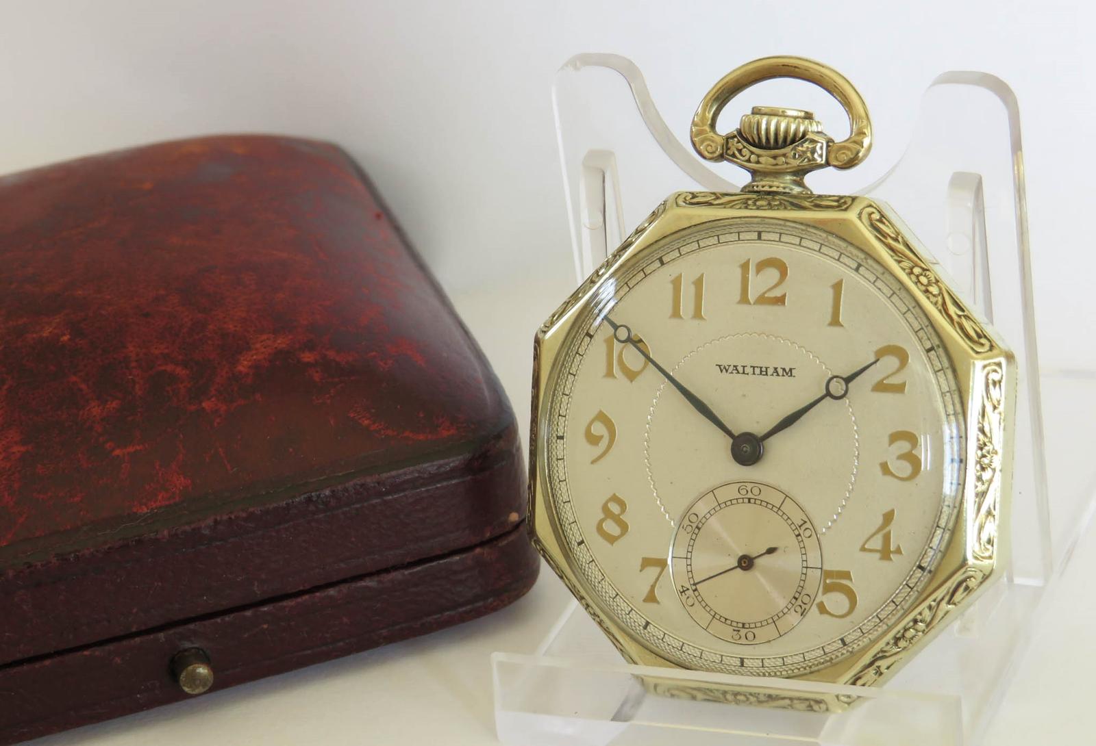 Pocket Watch: Antique Waltham Art Deco Pocket Watch 1924 (1 of 4) Pocket Watch: Antique Waltham Art Deco Pocket Watch 1924 (1 of 4)