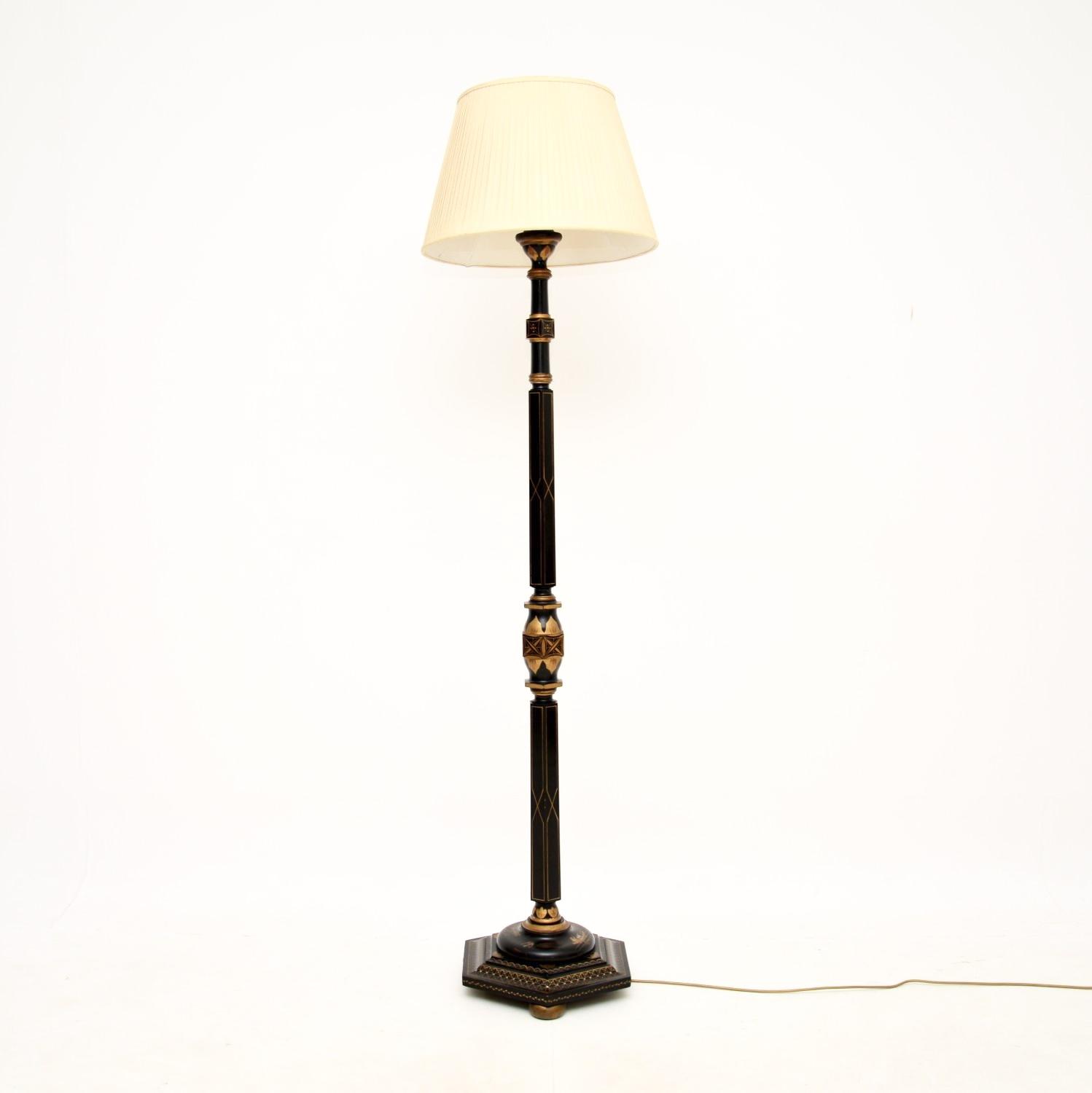 Antique Lacquered Chinoiserie Floor Lamp (1 of 10) Antique Lacquered Chinoiserie Floor Lamp (1 of 10)