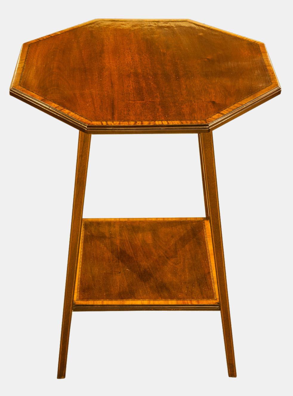 Edwardian Mahogany Octagonal Occasional Table (1 of 1) Edwardian Mahogany Octagonal Occasional Table (1 of 1)