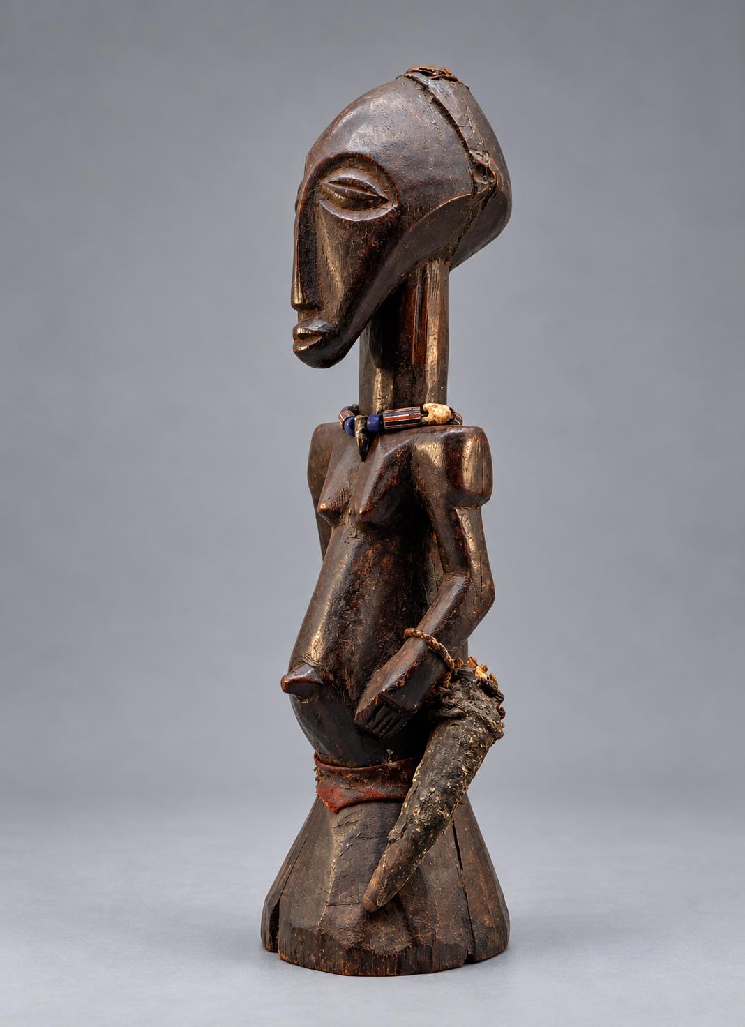 Antique African Songye Nkishi Power Figure – Tribal Carved Wood Sculpture (1 of 14) Antique African Songye Nkishi Power Figure – Tribal Carved Wood Sculpture (1 of 14)