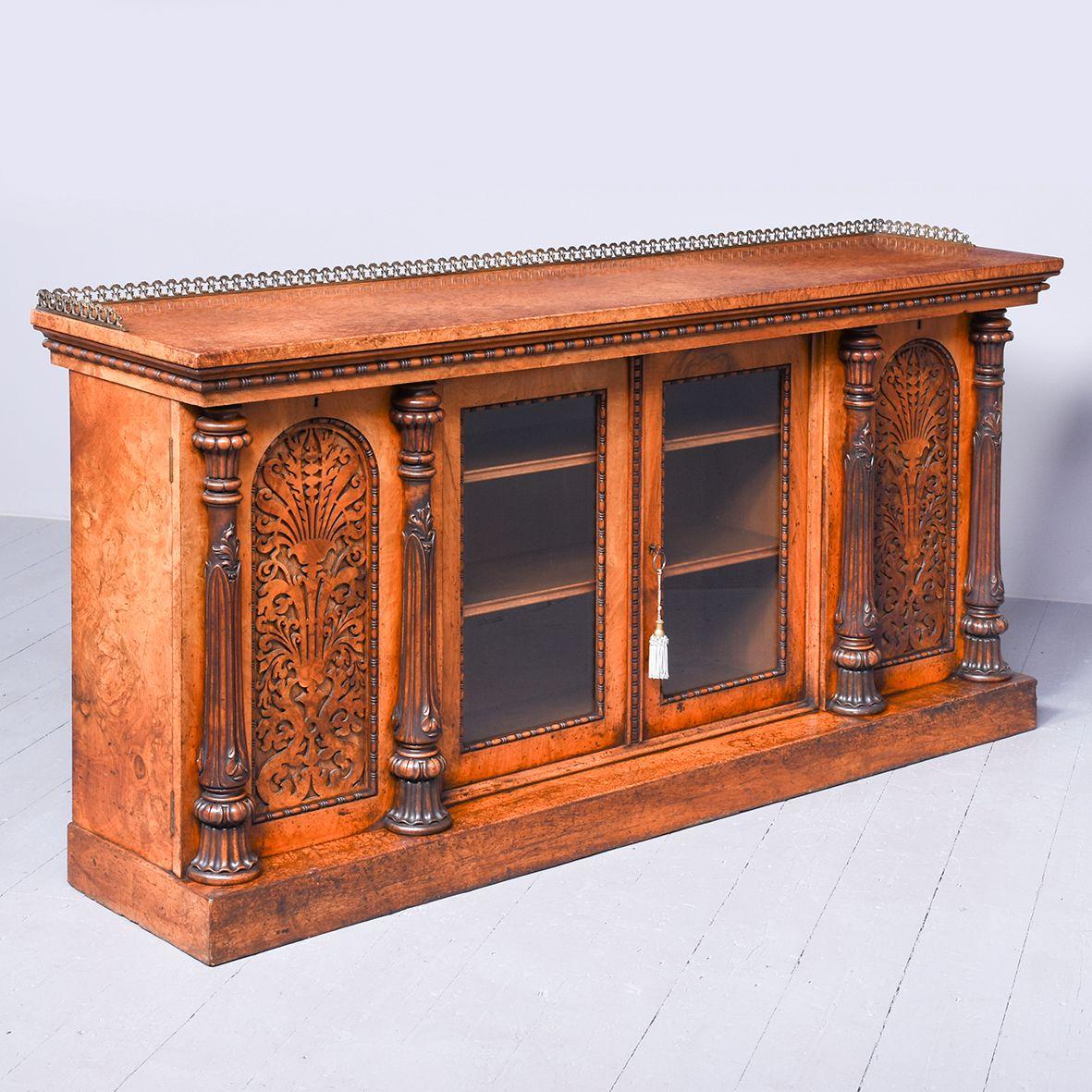 Burr Walnut & Amboyna Credenza (1 of 17)