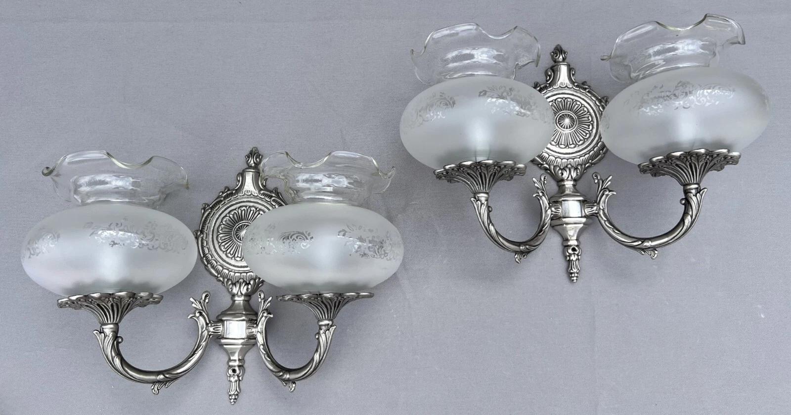 Pair of Wall Lamps Vintage French Wall Sconces Decorative Metal Lamps (1 of 14) Pair of Wall Lamps Vintage French Wall Sconces Decorative Metal Lamps (1 of 14)