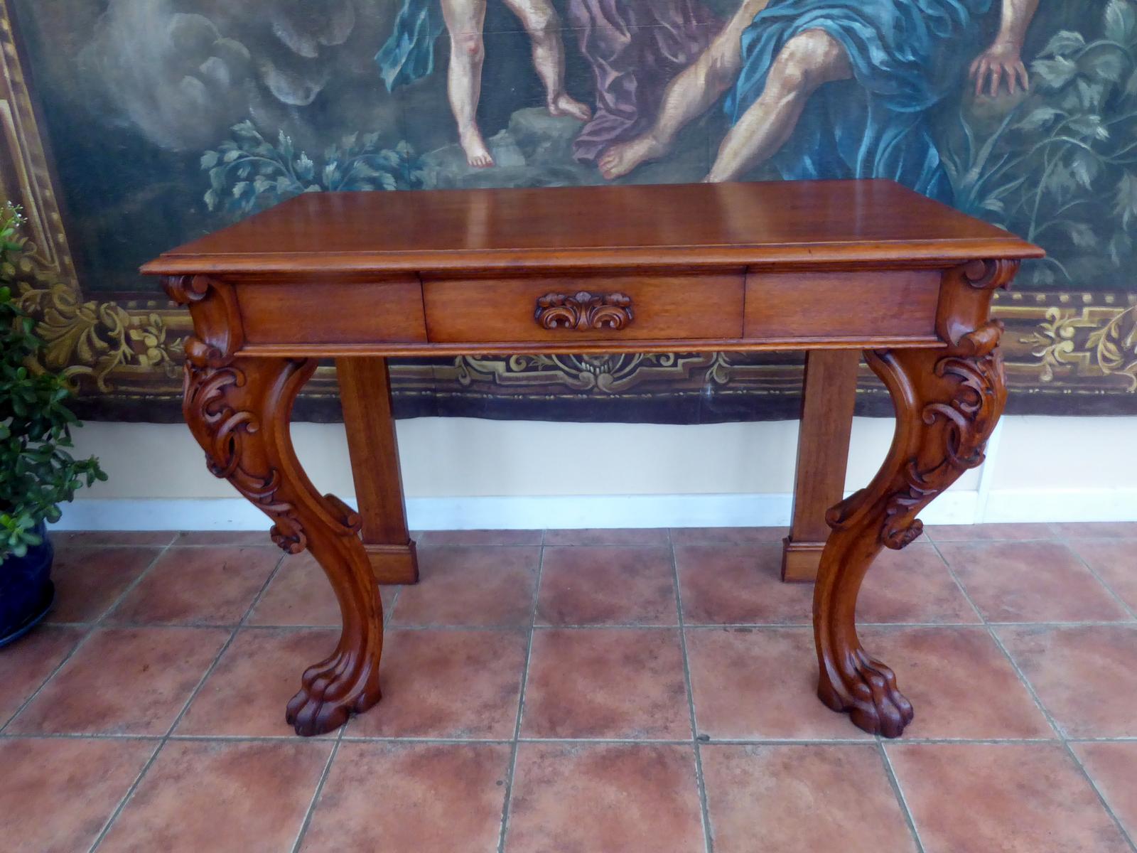Howard and Sons Hall Table 4ft 1in Length One Drawer (1 of 18)
