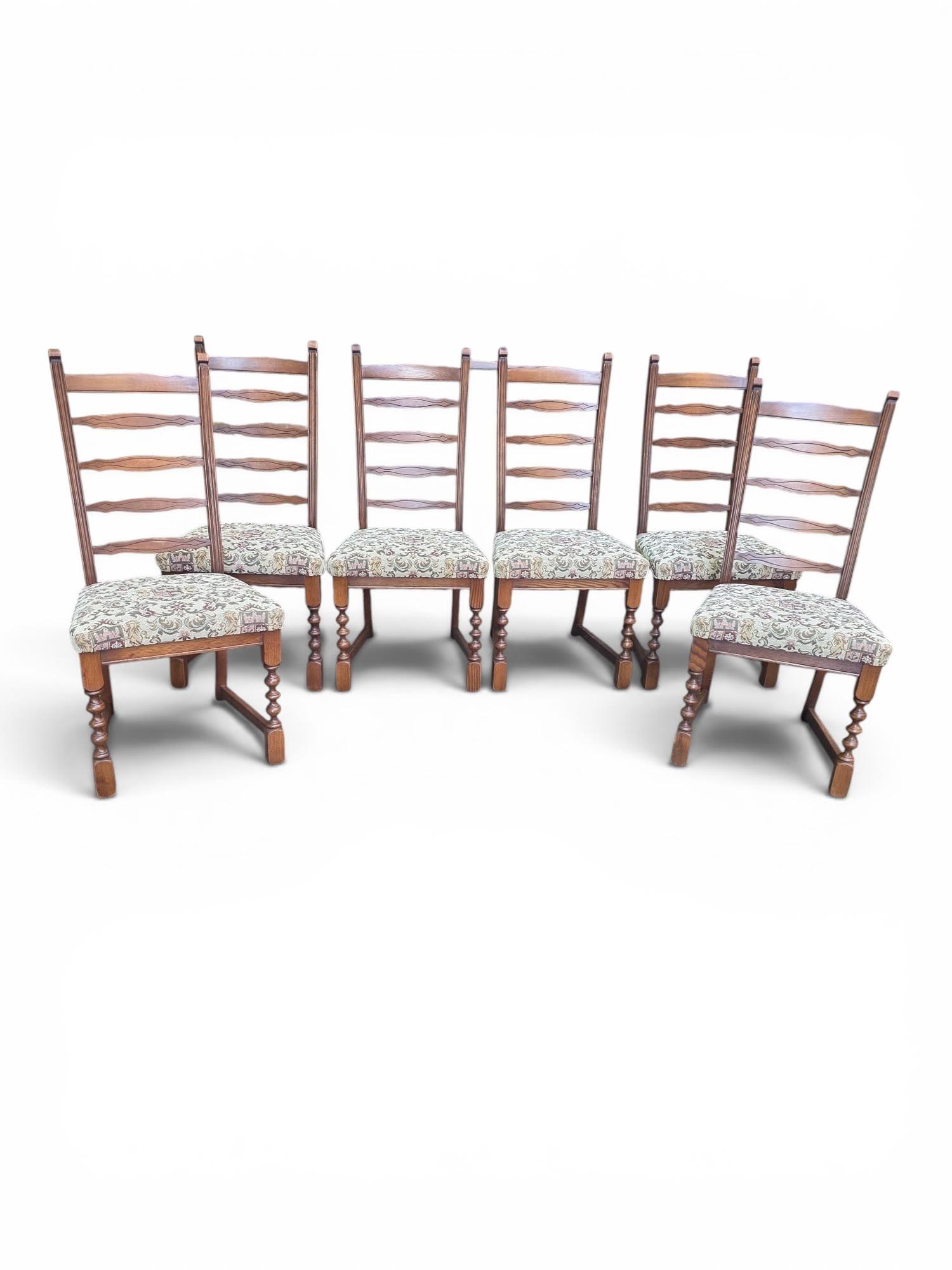 Vintage Old Charm Wood Bros Oak Dining Chairs / Set of 6 / C1960 (1 of 13) Vintage Old Charm Wood Bros Oak Dining Chairs / Set of 6 / C1960 (1 of 13)