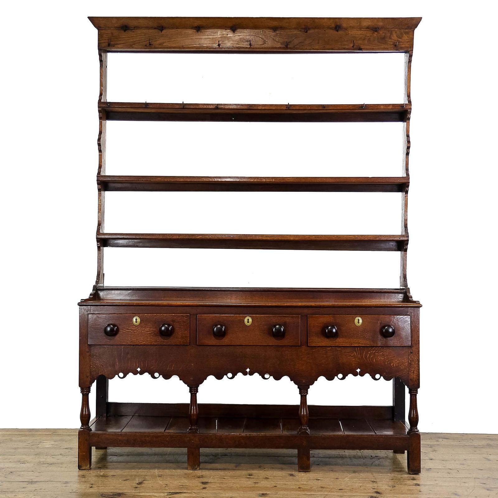 Antique Early 19th Century South Wales Oak Dresser (1 of 8)