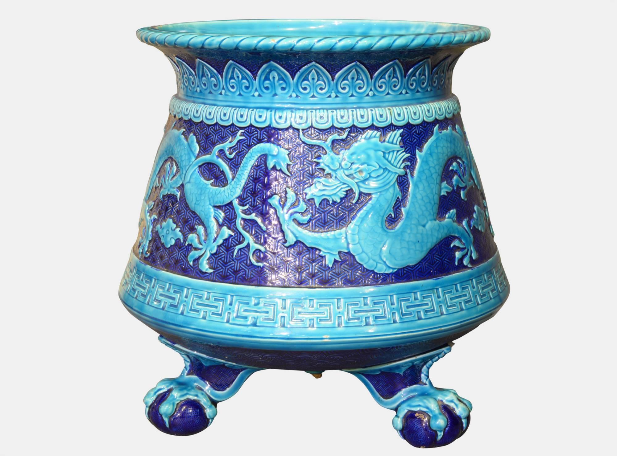 Minton Majolica Jardiniere (1 of 1) Minton Majolica Jardiniere (1 of 1)