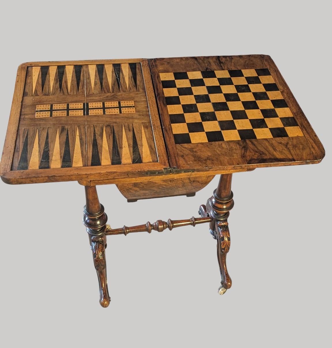 Good Quality Victorian Burr Walnut Games Table (1 of 6) Good Quality Victorian Burr Walnut Games Table (1 of 6)