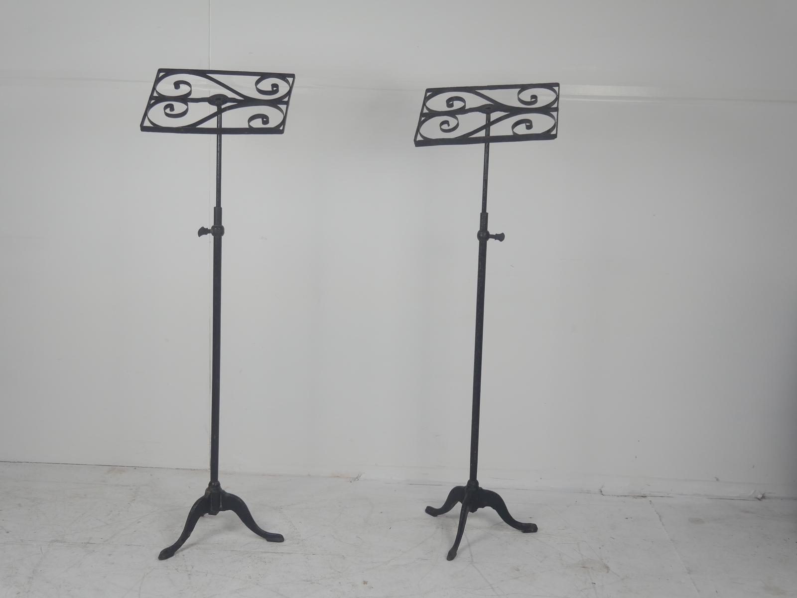 Pair 1900s Music Stands (1 of 8)