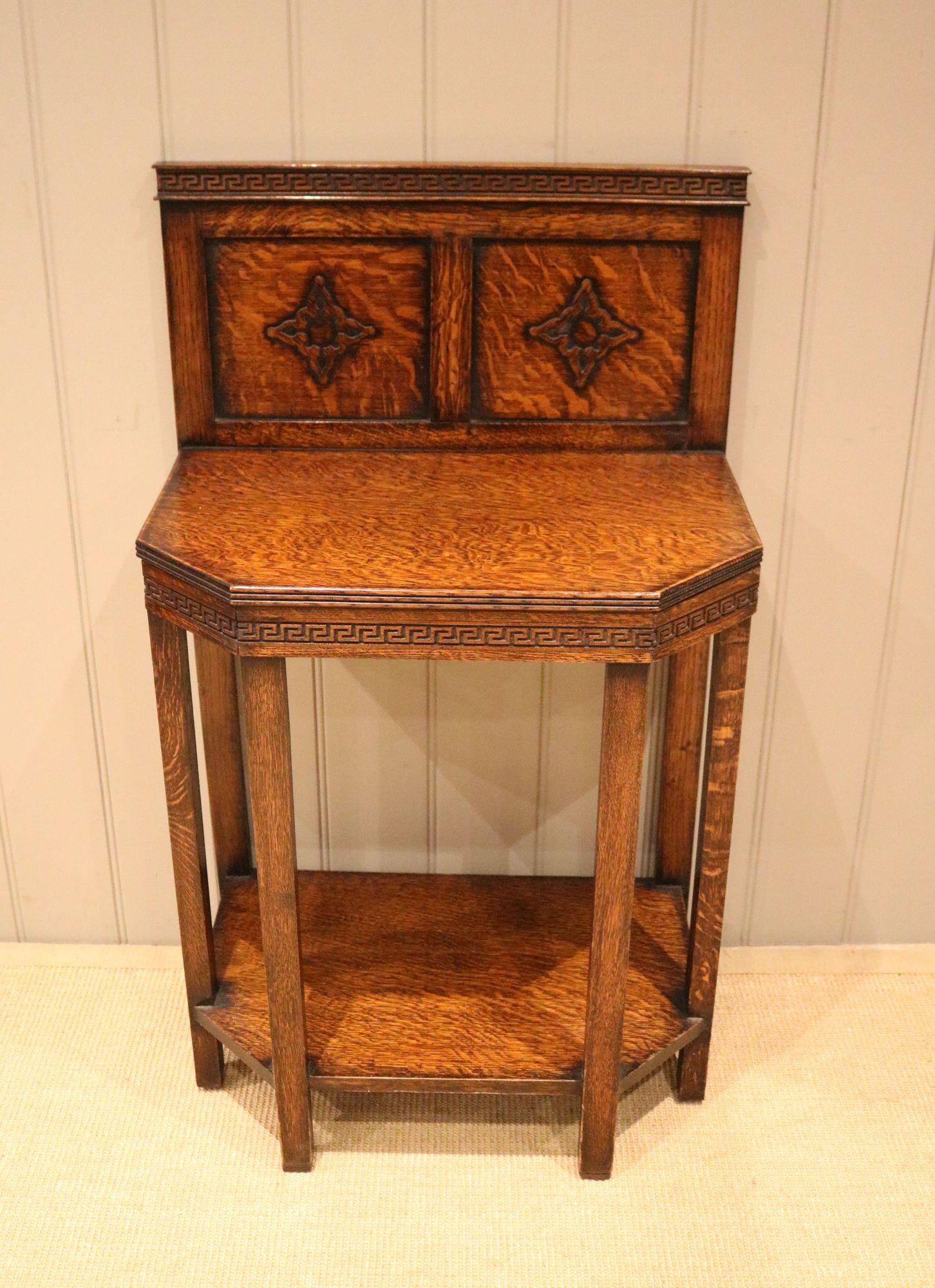 Oak Two Tier Hall Table (1 of 10) Oak Two Tier Hall Table (1 of 10)