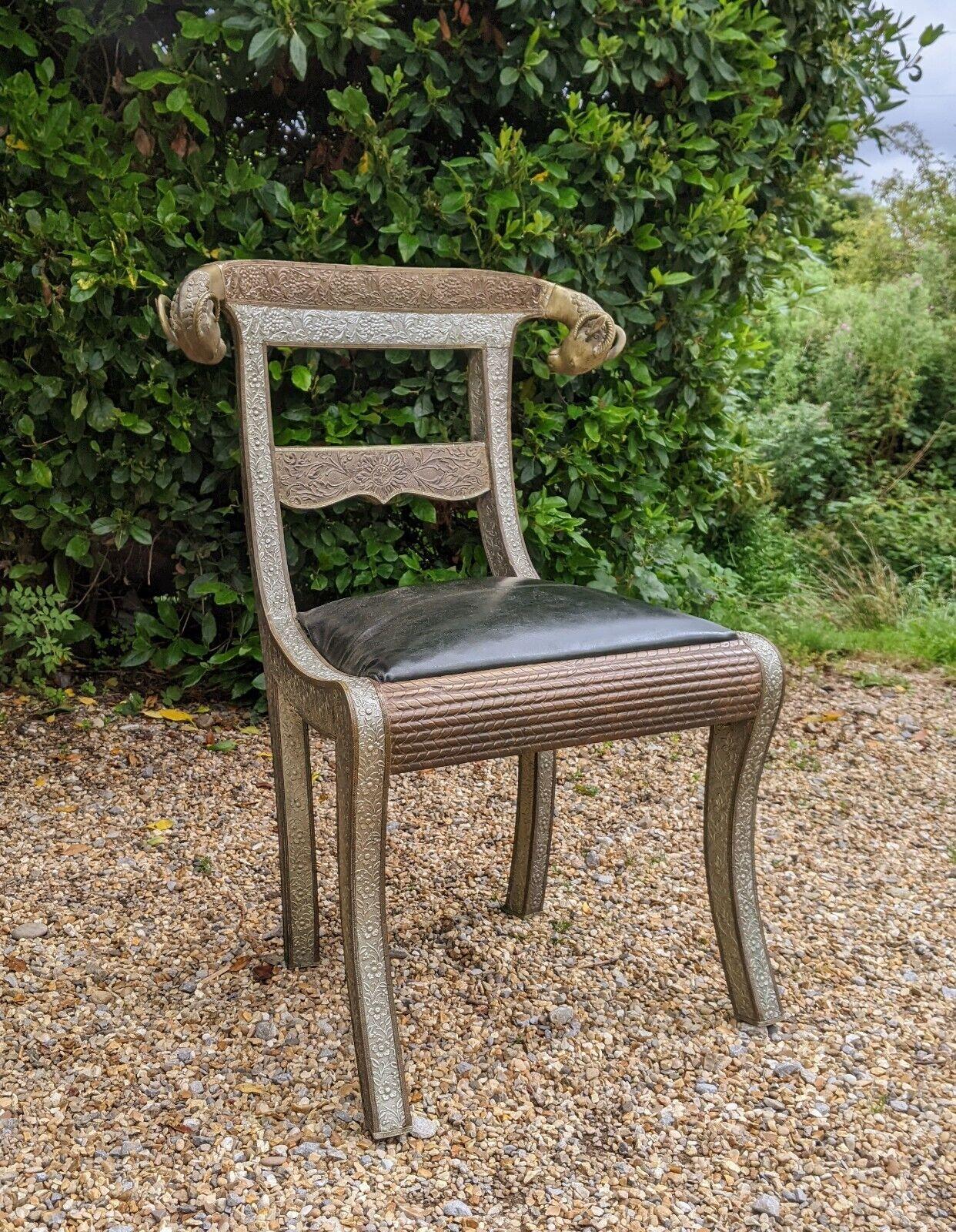 Anglo Indian Rams Head Wedding Chair (1 of 9)