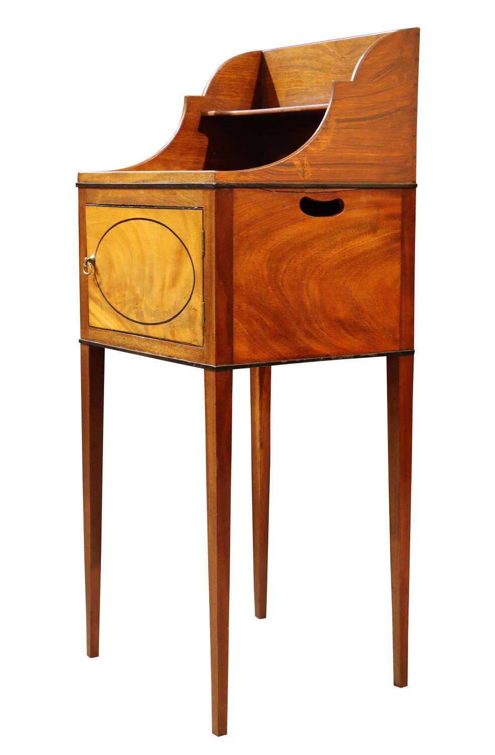 Mahogany and Satinwood Side Cabinet (1 of 5)