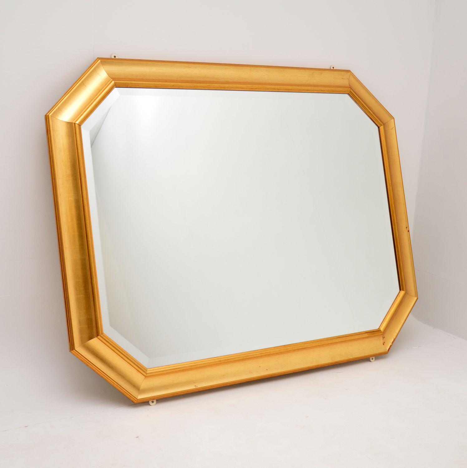Large Vintage Gilt Wood Mirror (1 of 9)