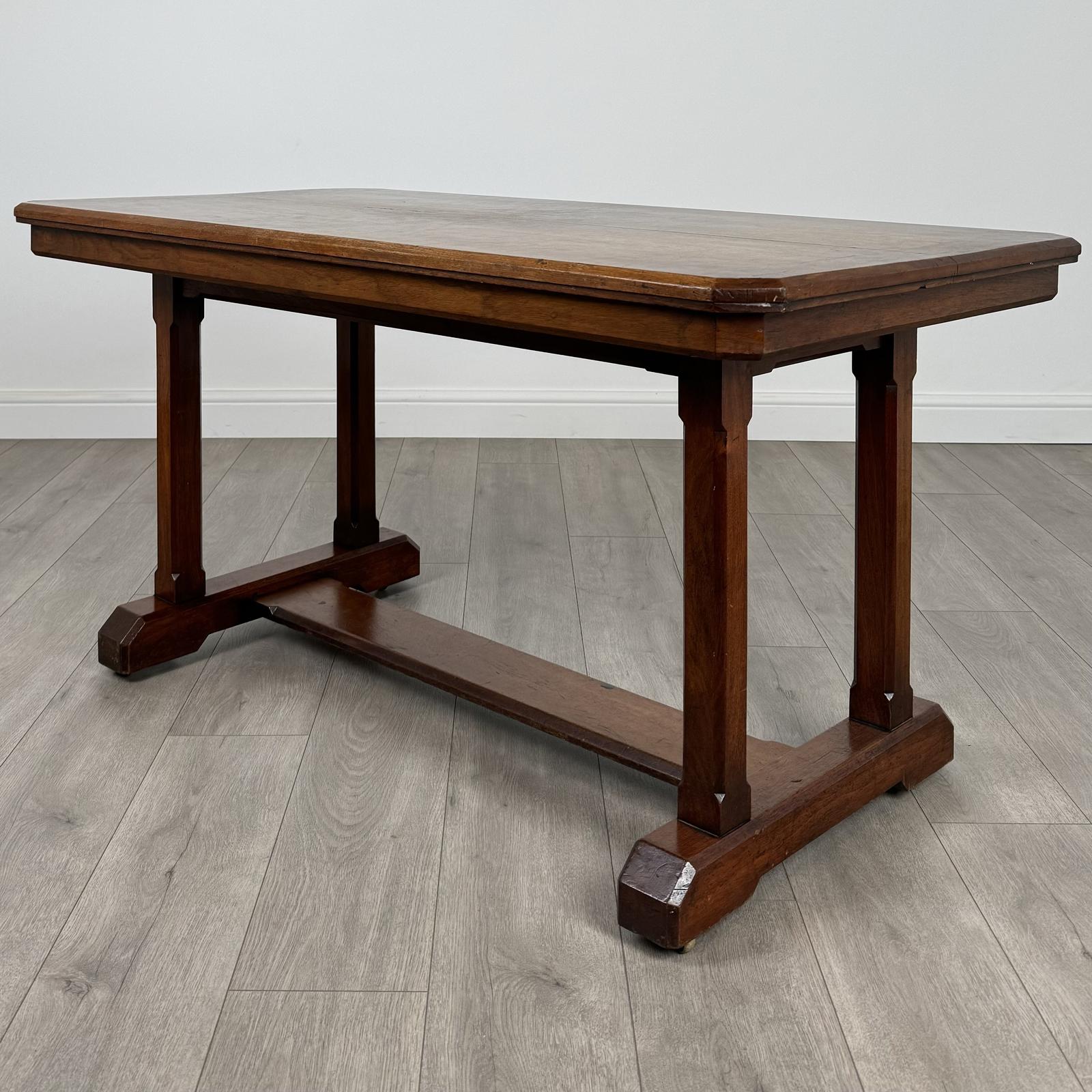 Antique 19th Century Dining Table By Jas Shoolbred In Walnut (1 of 7)
