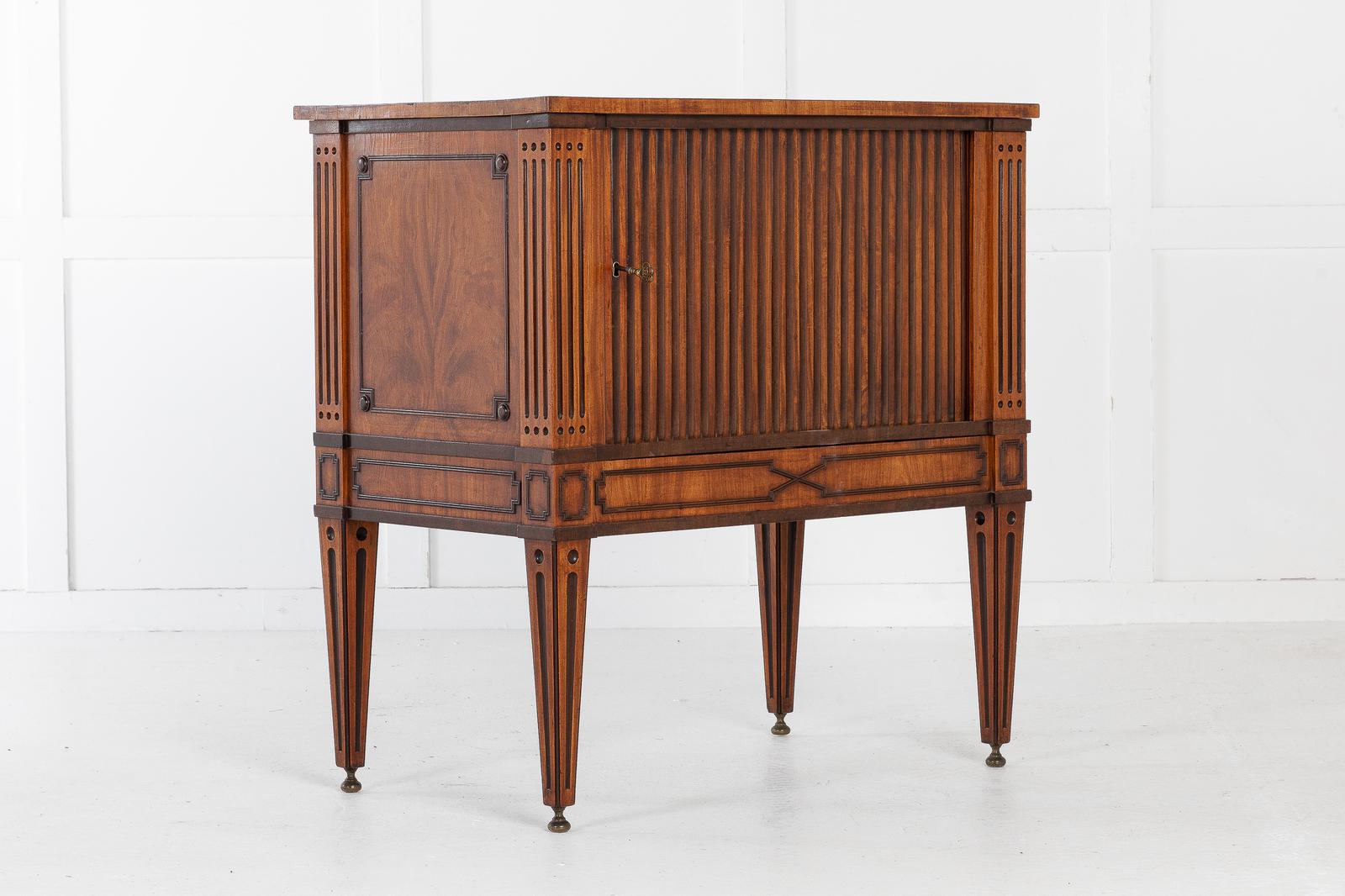 18th Century Dutch Tambour Cabinet (1 of 7) 18th Century Dutch Tambour Cabinet (1 of 7)