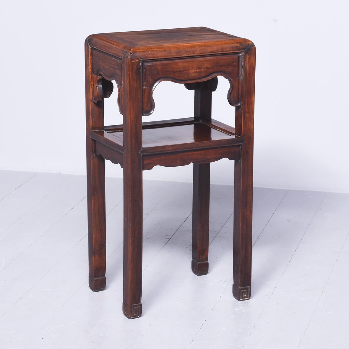 Hongmu Rectangular Two-Tier Chinese Stand (1 of 7)