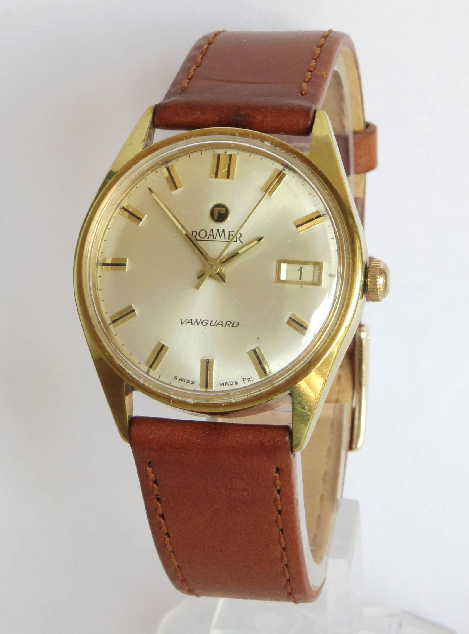 Watch: Gents 1970s Roamer Vanguard Wrist Watch (1 of 5) Watch: Gents 1970s Roamer Vanguard Wrist Watch (1 of 5)