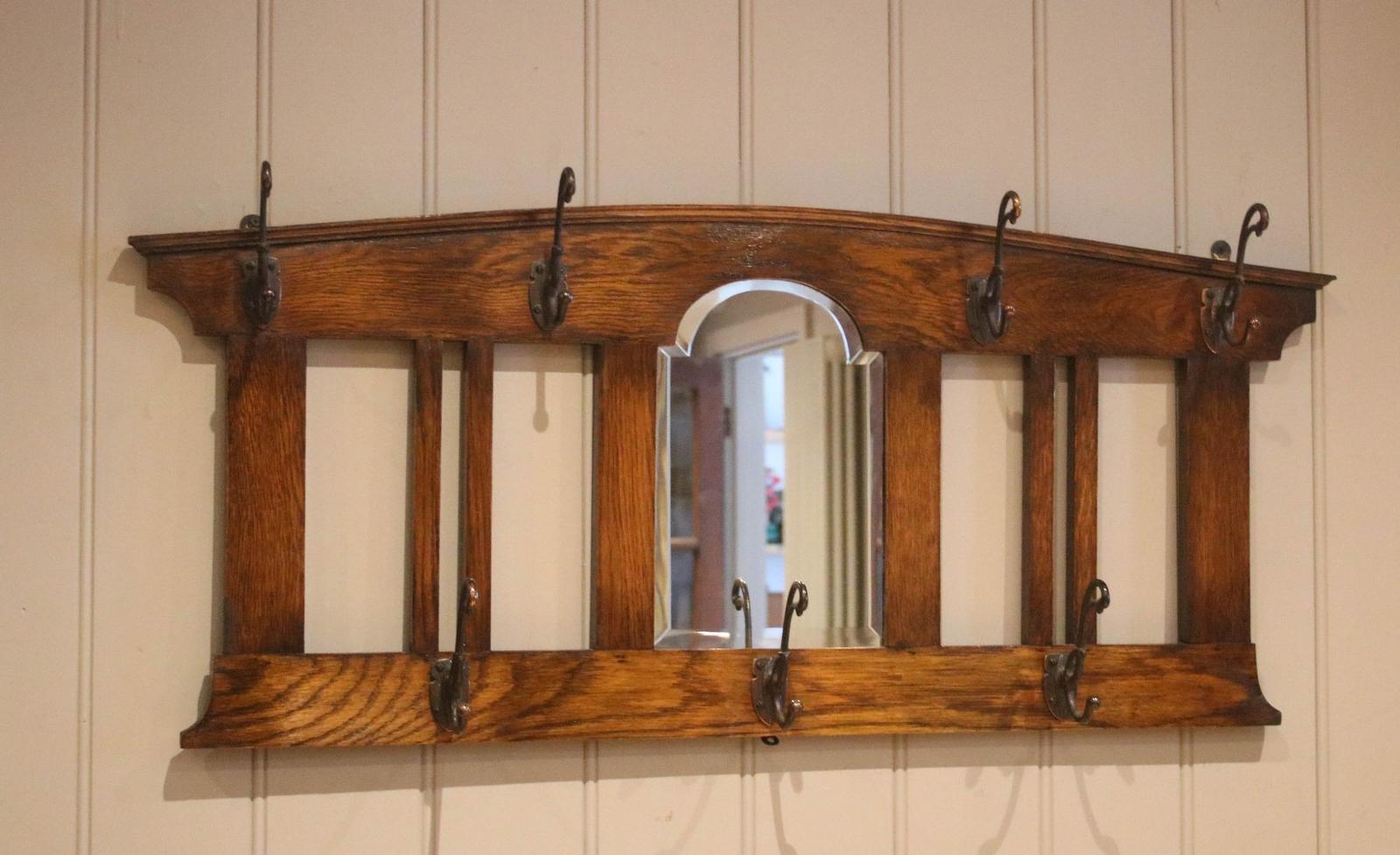 Oak Coat & Hat Rack (1 of 10) Oak Coat & Hat Rack (1 of 10)