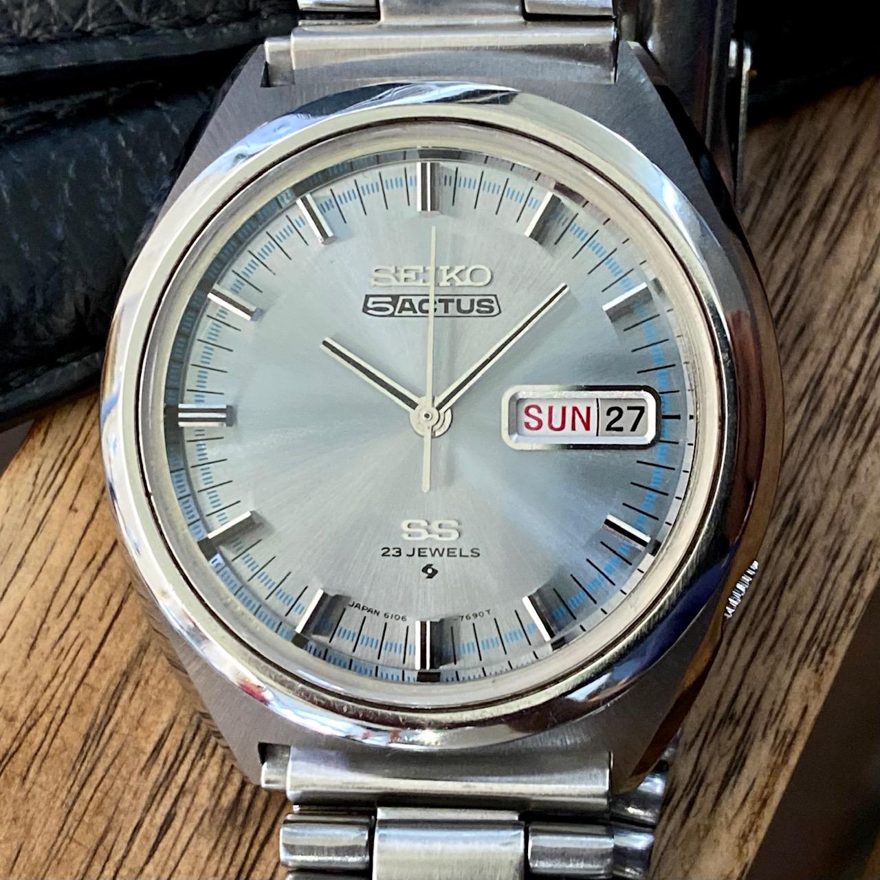 SERVICED Vintage January 1971 Seiko Actus SS Auto 6106-7520 (1 of 20)