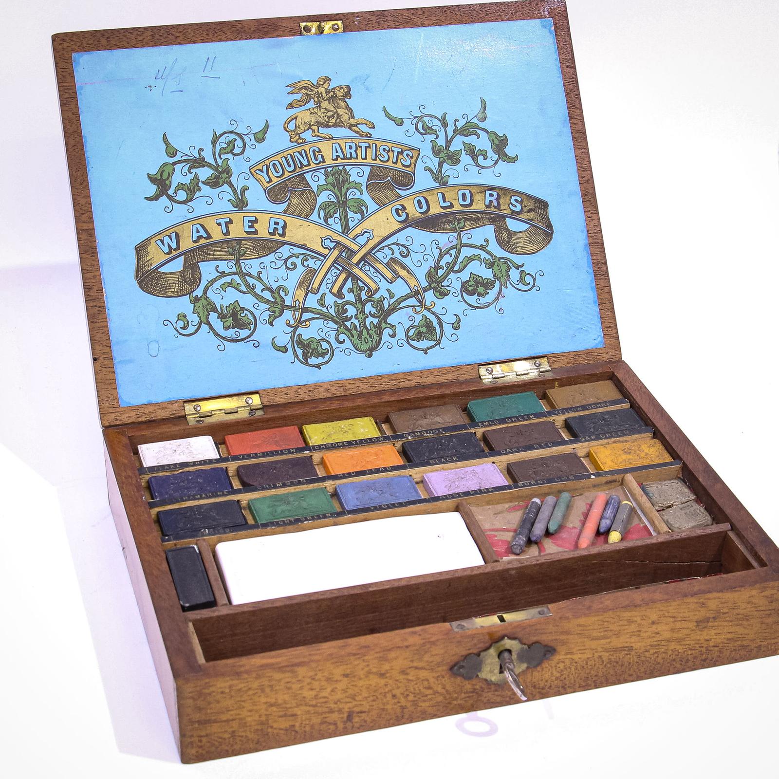 Late Victorian Watercolour Box (1 of 10) Late Victorian Watercolour Box (1 of 10)
