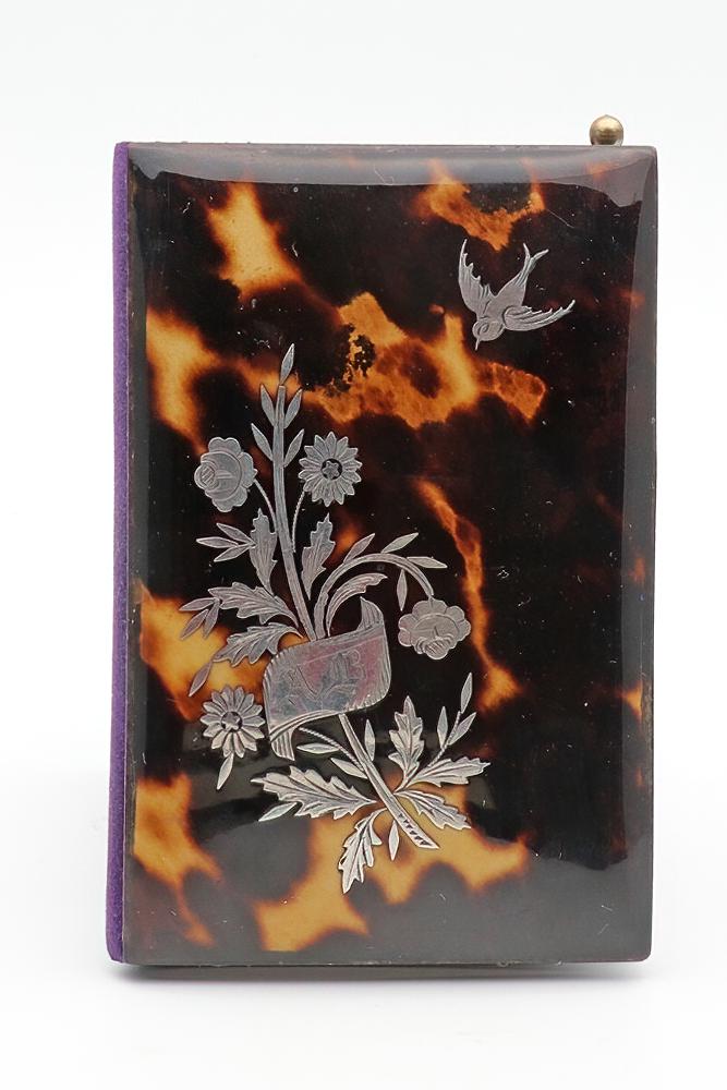 Fabulous Antique Tortoiseshell Aide Memoire (1 of 2)