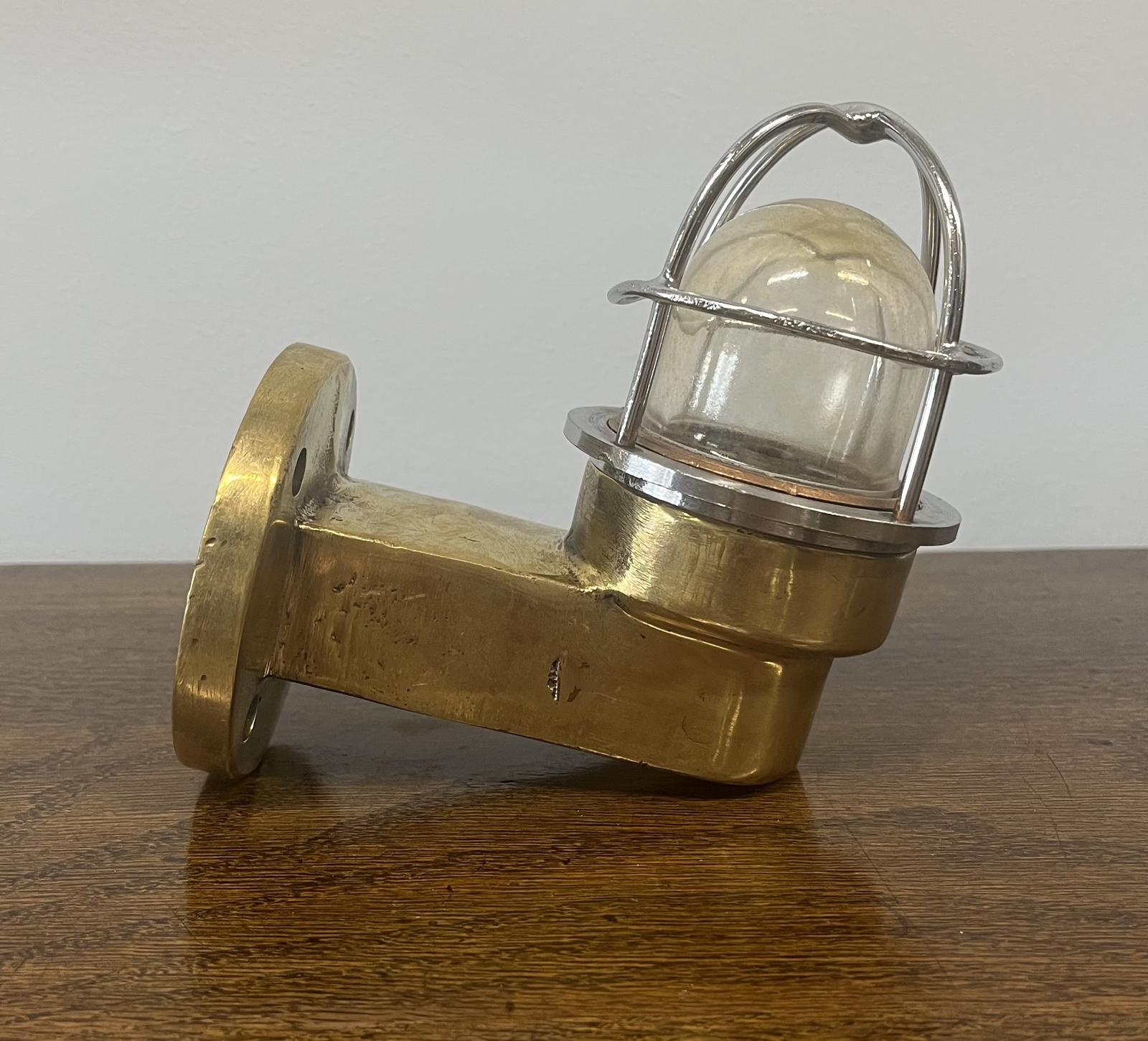 Reclaimed Ships Angled Passageway Wall Light (1 of 2)