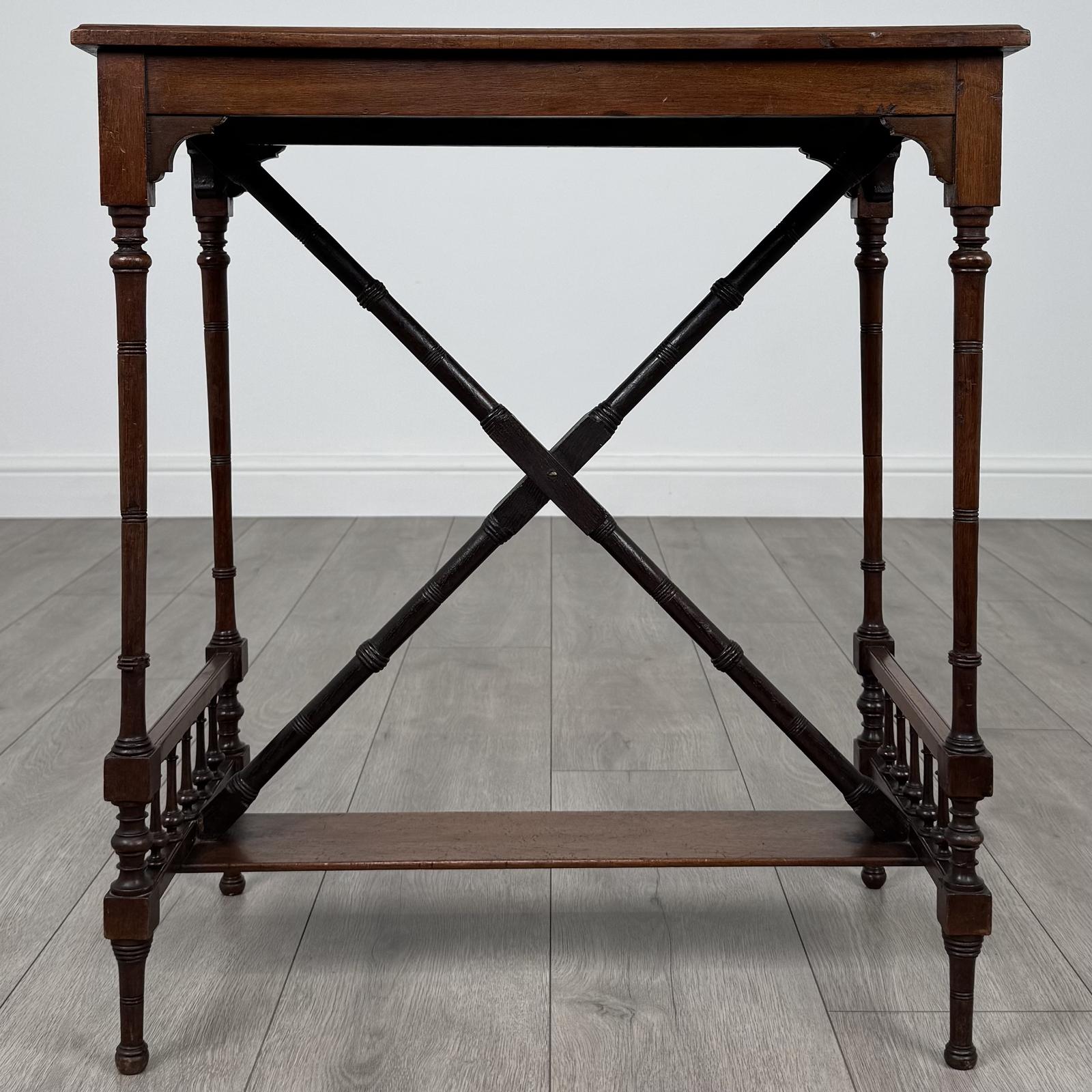 Antique 19th Century Side Table in Mahogany (1 of 9)