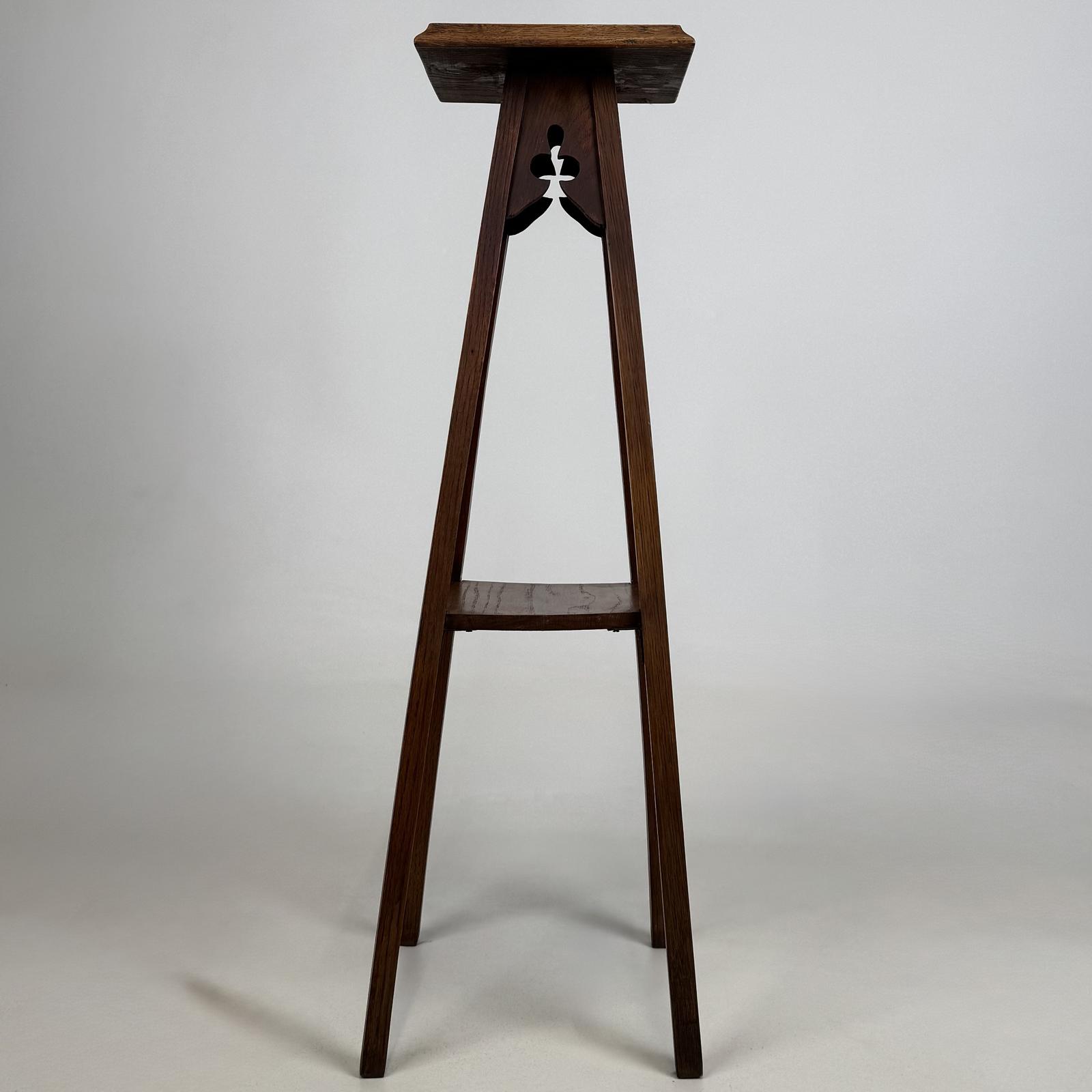 Antique 20th Century Edwardian Plant Stand in Oak (1 of 7) Antique 20th Century Edwardian Plant Stand in Oak (1 of 7)