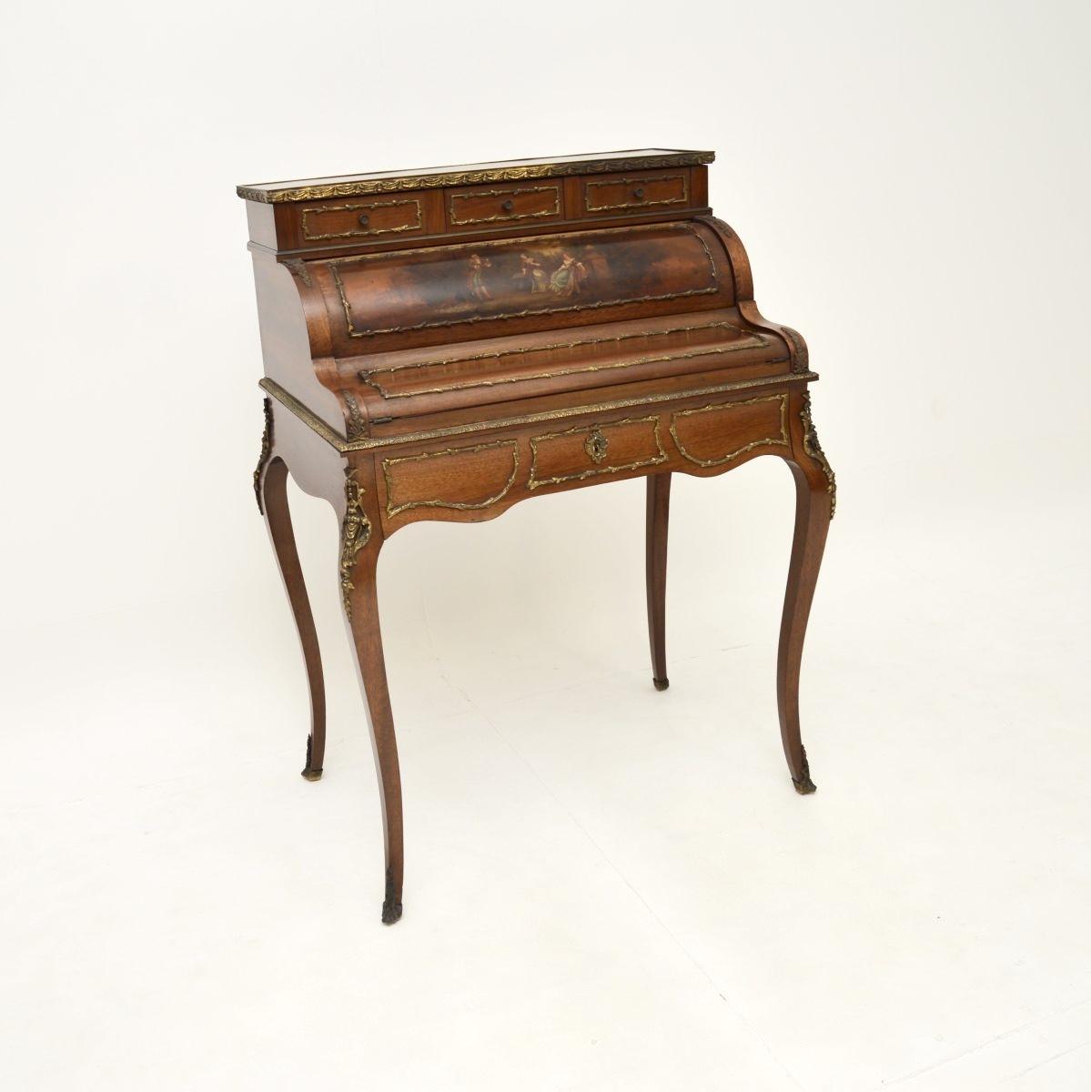 Antique French Ormolu Mounted Escritoire Writing Bureau (1 of 13)