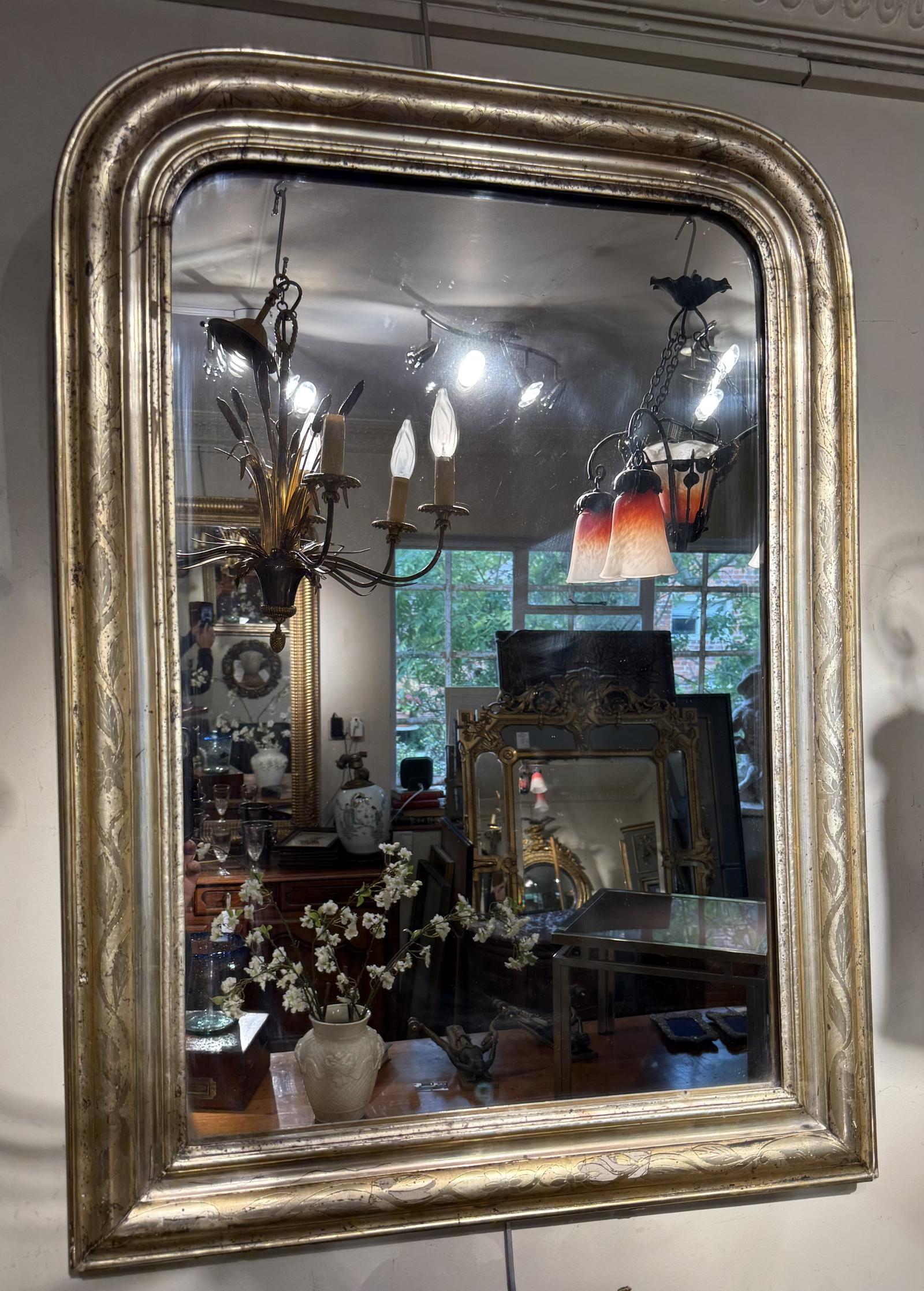 Silver Gilt Louis Philippe Mirror (1 of 5)