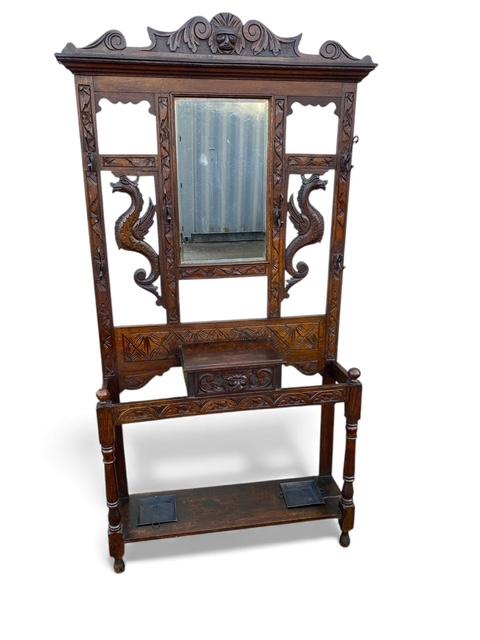 Victorian Carved Hallstand (1 of 6) Victorian Carved Hallstand (1 of 6)