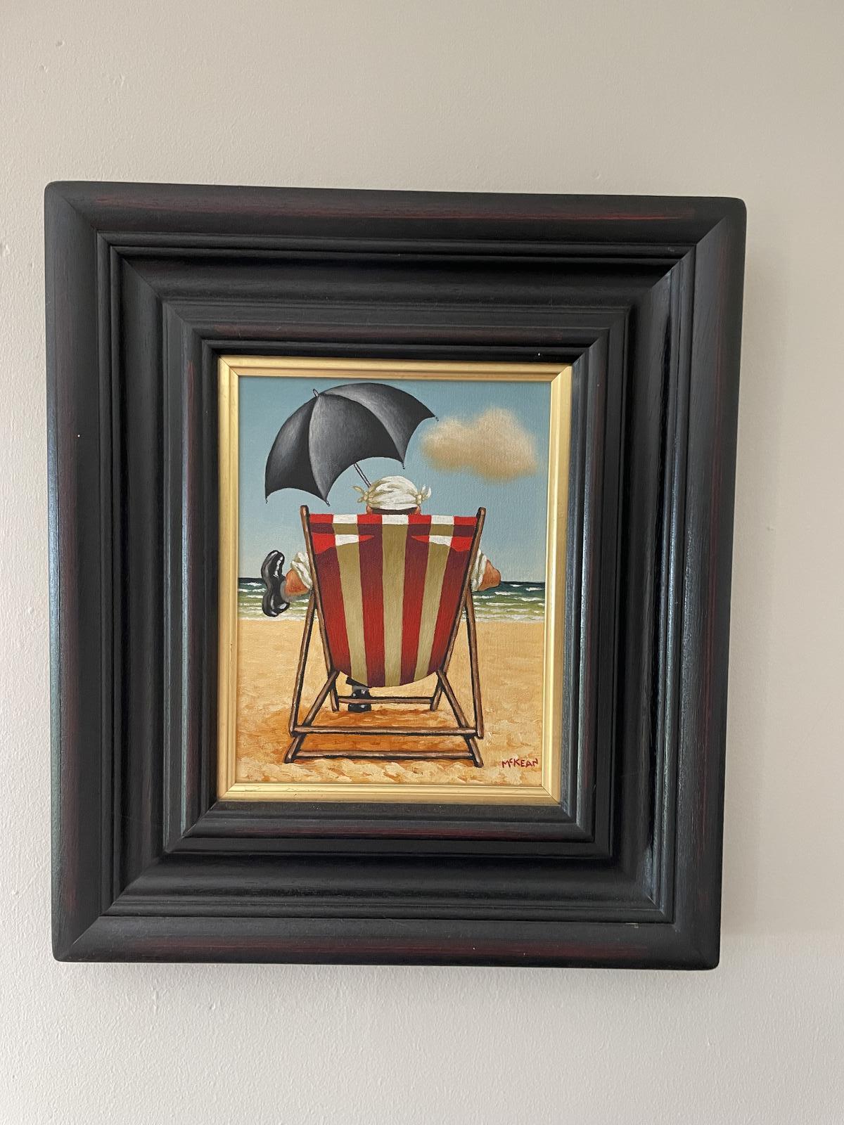 "The Man Who Always Expected Rain" by Graham McKean (1 of 2) "The Man Who Always Expected Rain" by Graham McKean (1 of 2)