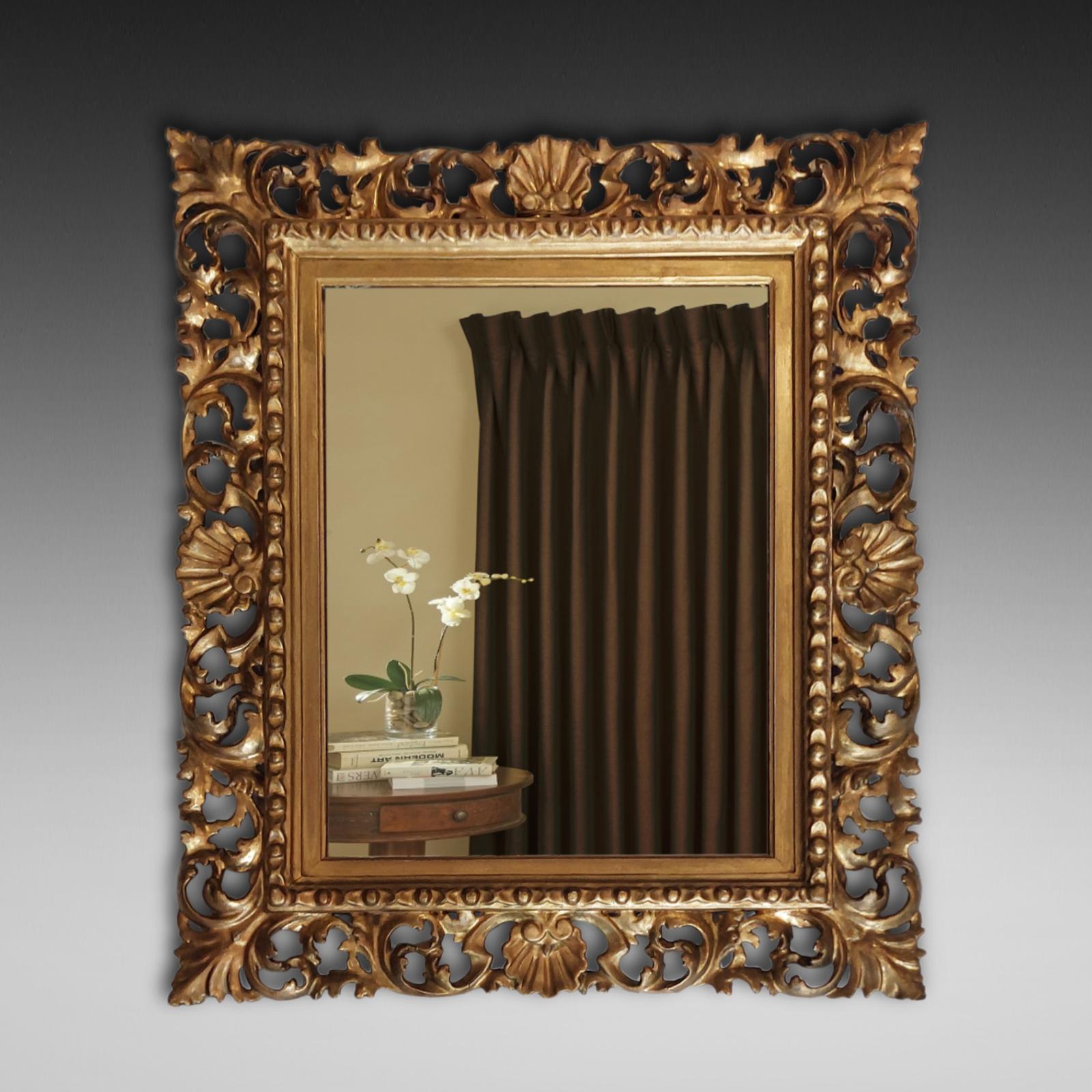 Victorian Florentine Style Giltwood Wall Mirror (1 of 7) Victorian Florentine Style Giltwood Wall Mirror (1 of 7)