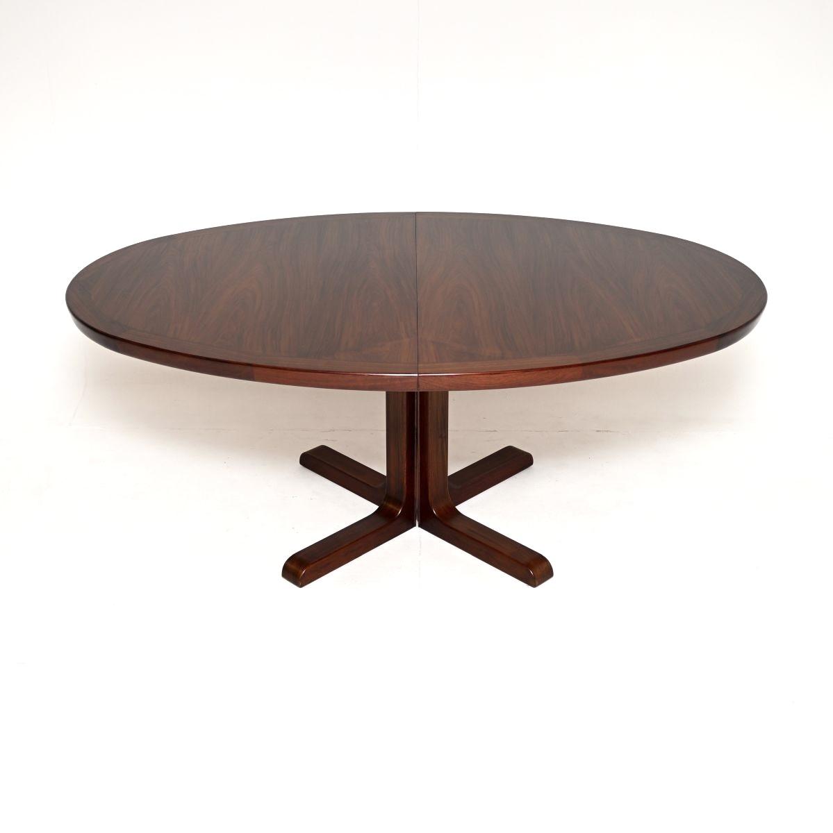 Danish Vintage Rosewood Extending Dining Table by Dyrlund (1 of 10) Danish Vintage Rosewood Extending Dining Table by Dyrlund (1 of 10)