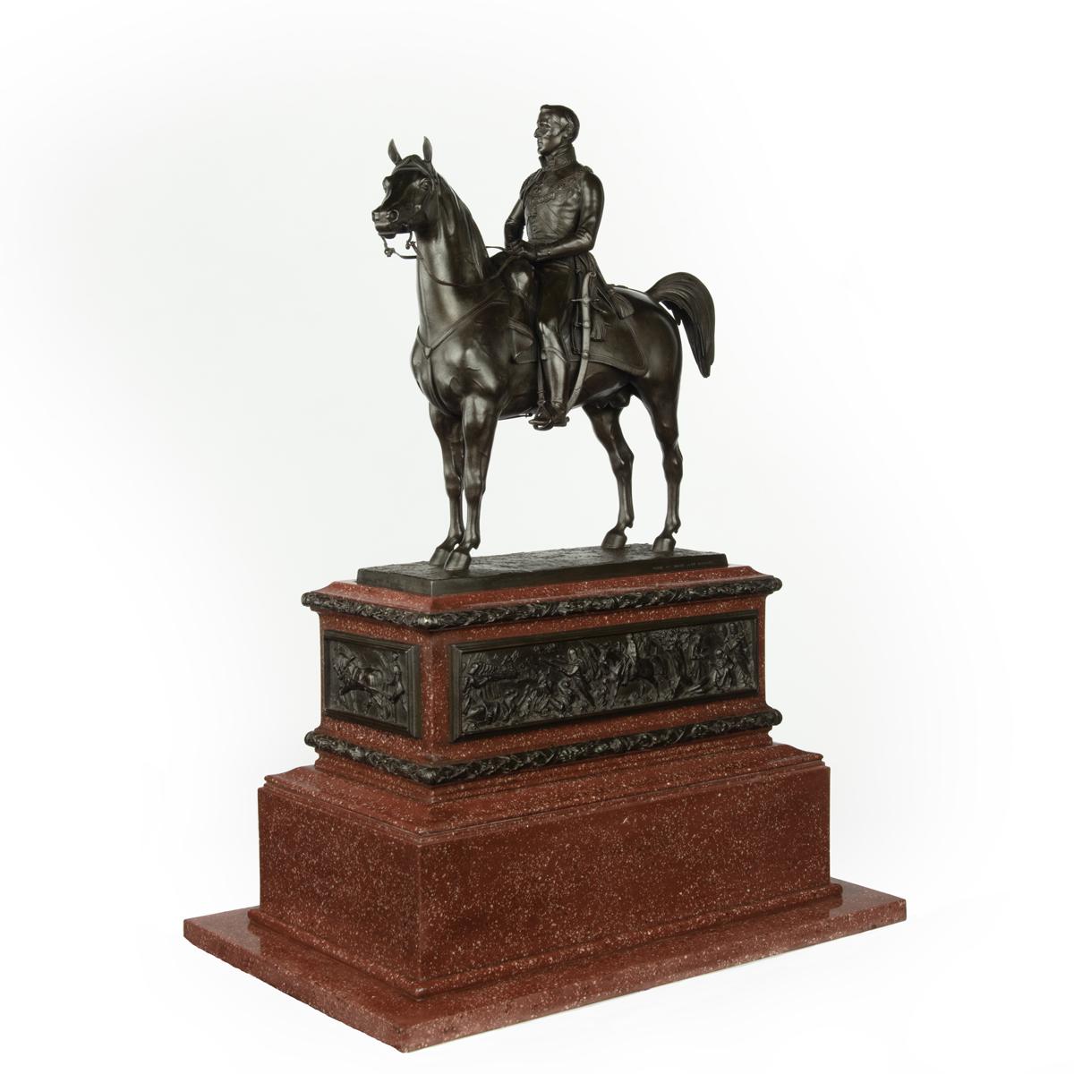 Equestrian Statuette of the Duke of Wellington by Morel After Marochetti (1 of 9)