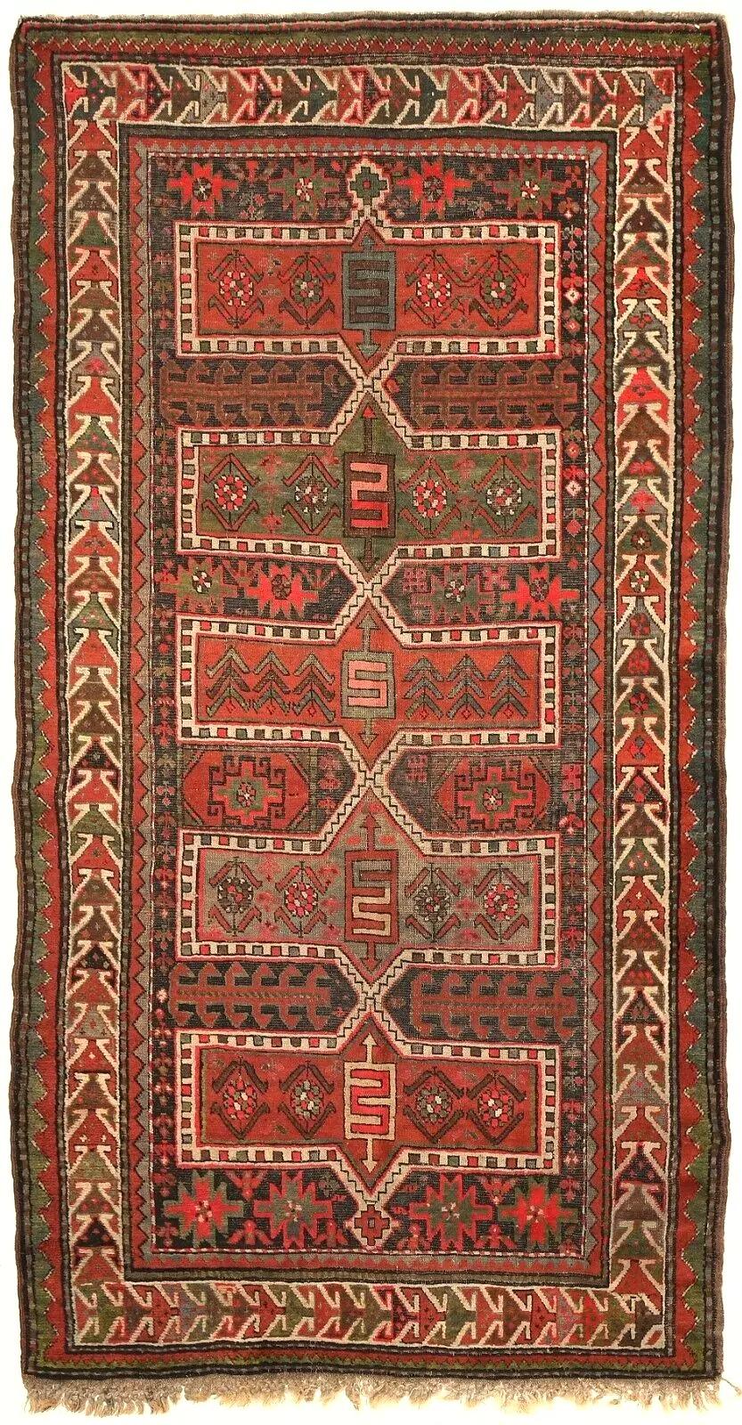 Antique Karabagh Carpet Runner (1 of 5)