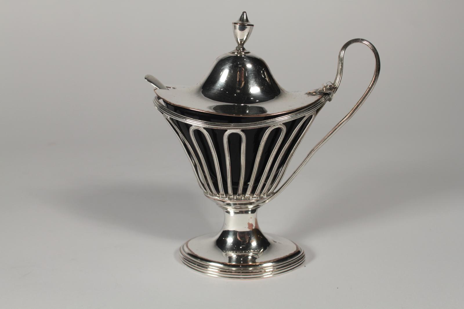 Silver Plate Mustard Pot (1 of 8)