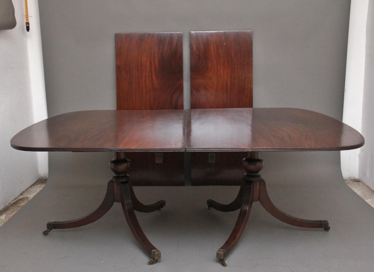 Wonderfully Figured Early 20th Century Mahogany Dining Table (1 of 10) Wonderfully Figured Early 20th Century Mahogany Dining Table (1 of 10)