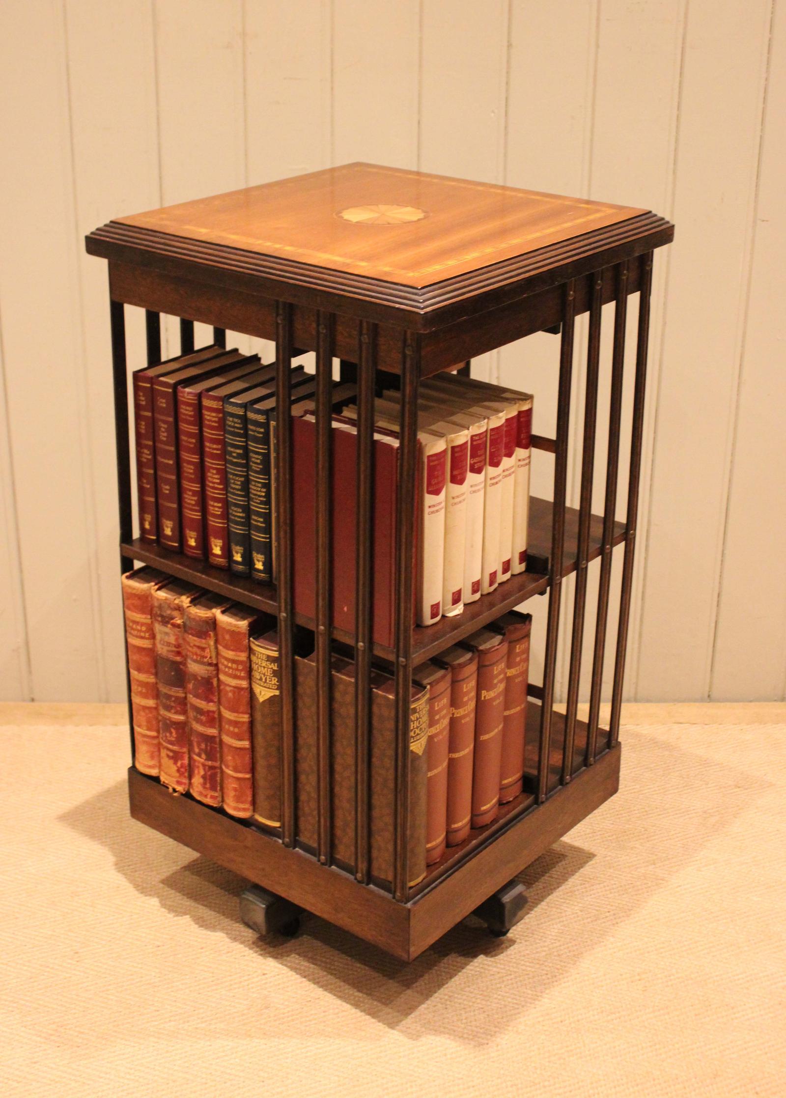Edwardian Style Mahogany Revolving Bookcase (1 of 11) Edwardian Style Mahogany Revolving Bookcase (1 of 11)