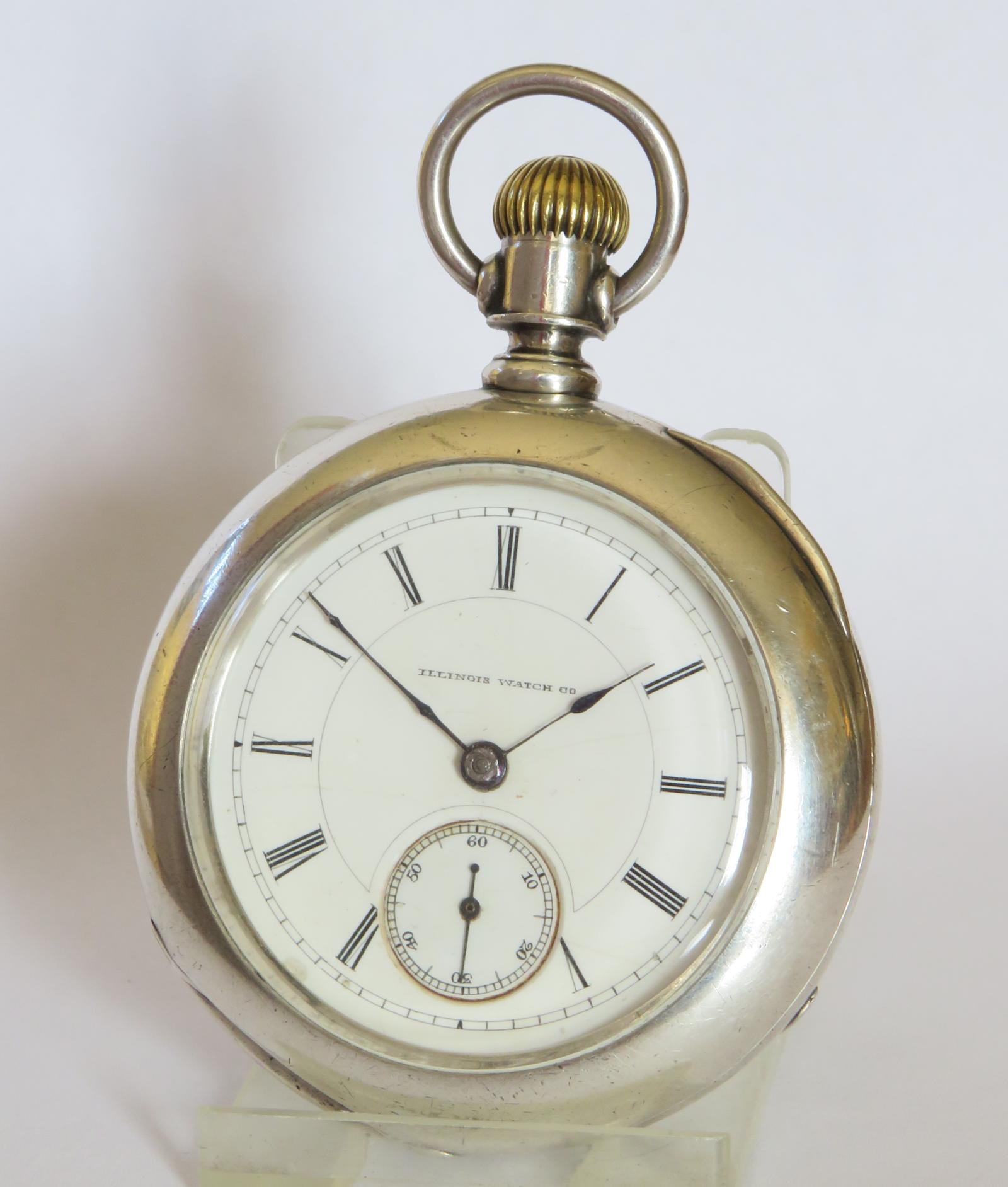 Pocket Watch: Antique Illinois Pocket Watch 1883 (1 of 6)