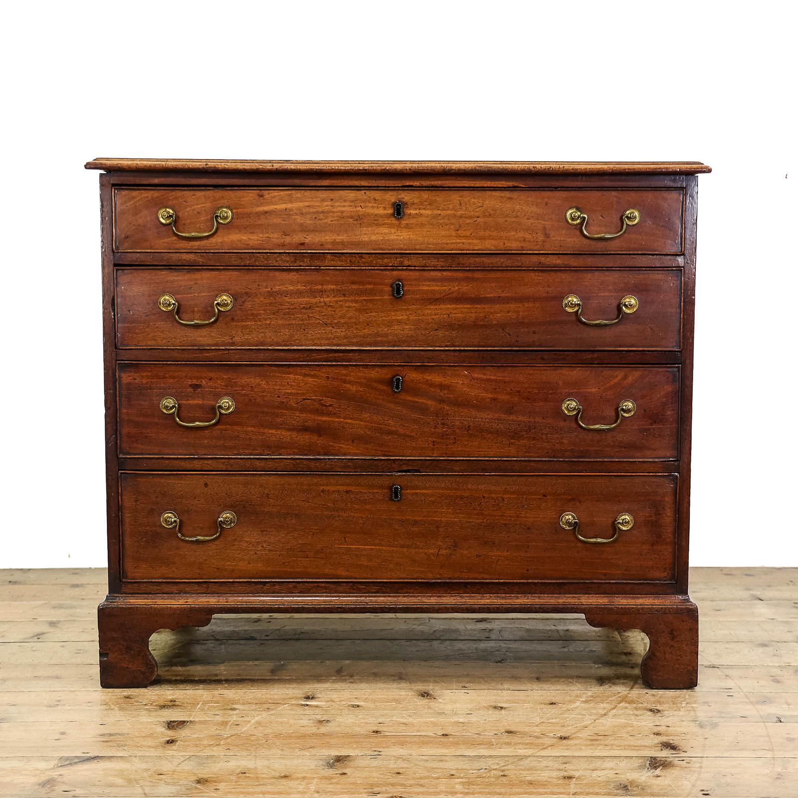Antique George III Mahogany Chest of Drawers (1 of 12)