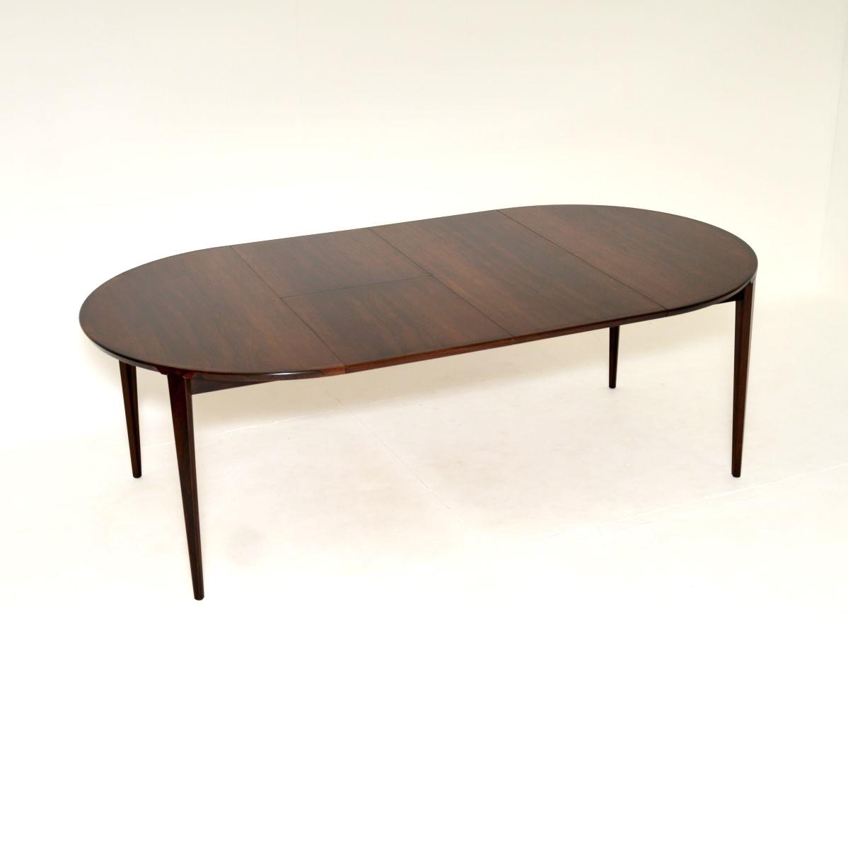 Danish Vintage Rosewood Dining Table by Rosengren Hansen (1 of 13)
