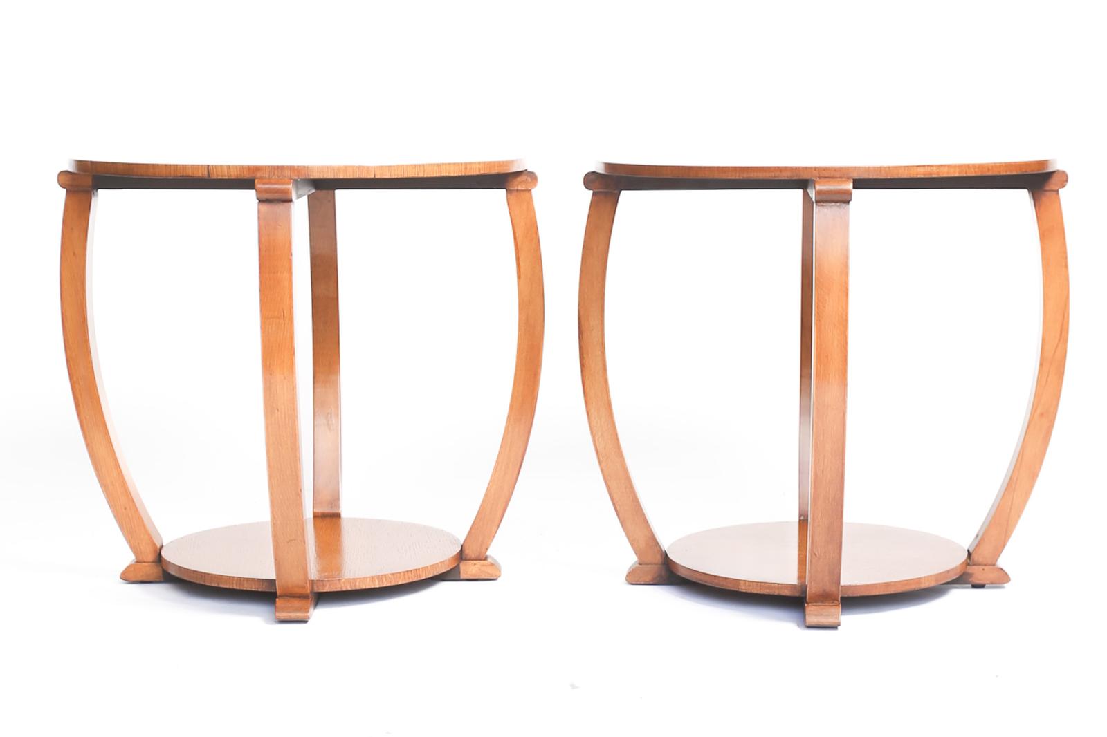 Pair of Art Deco Oak Lamp Tables c.1930 (1 of 6) Pair of Art Deco Oak Lamp Tables c.1930 (1 of 6)