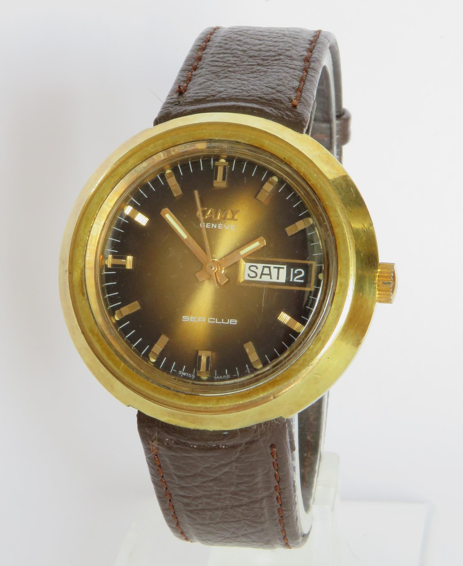 Watch: Gents 1970s Camy Sea Club Wrist Watch (1 of 5)