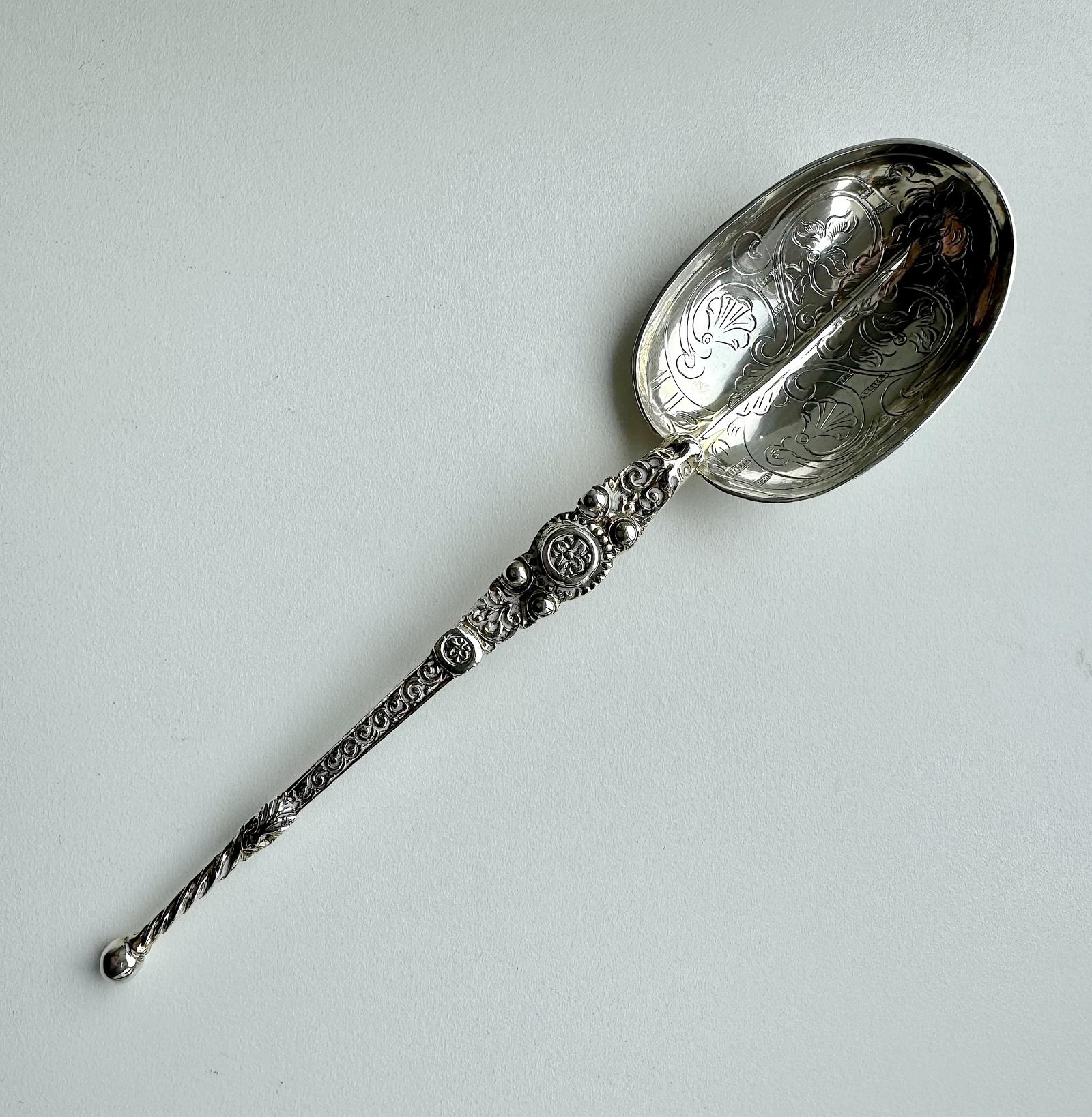 Silver Anointing Spoon - London 1910 (1 of 5)