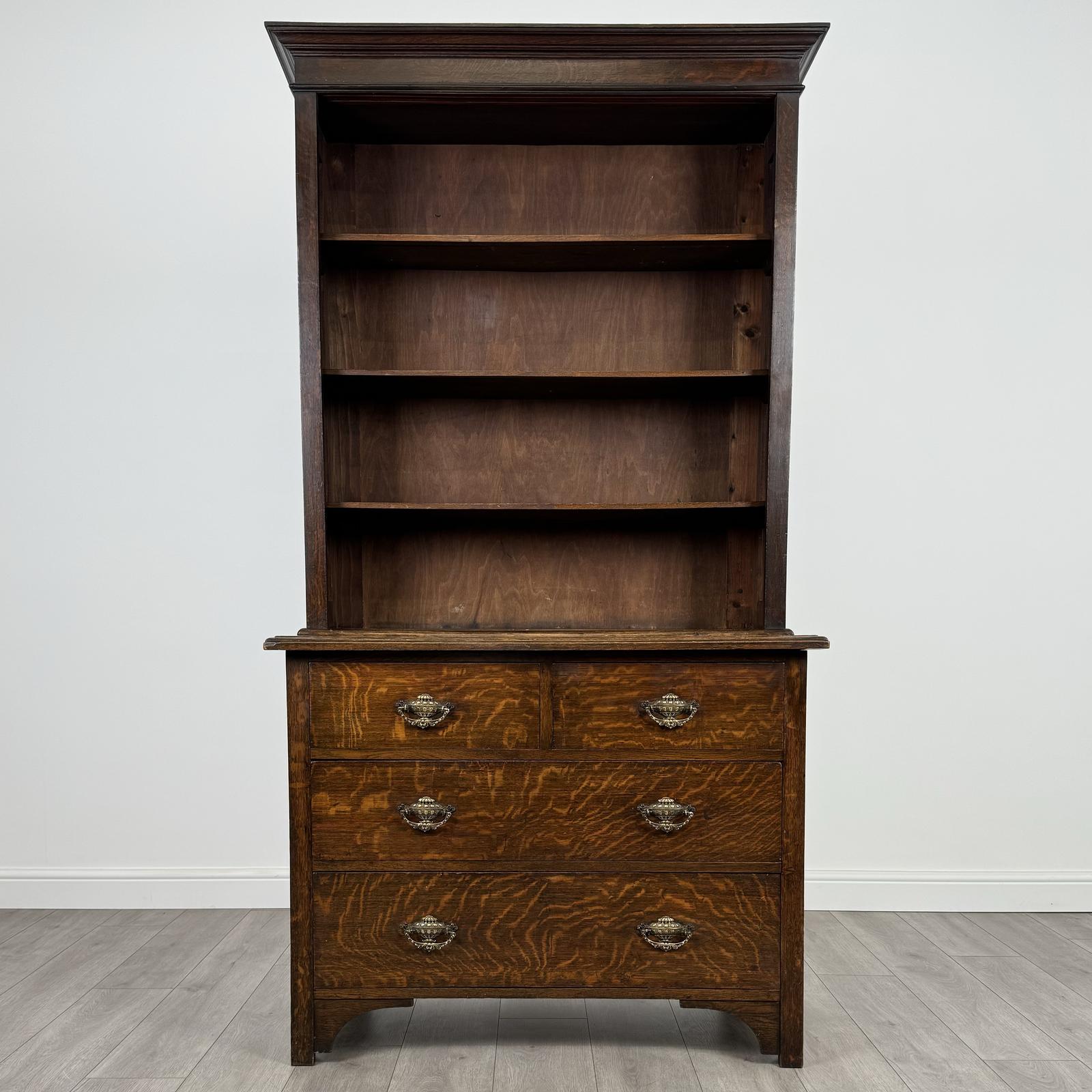 Antique 20th Century Open Bookcase In Oak (1 of 10) Antique 20th Century Open Bookcase In Oak (1 of 10)