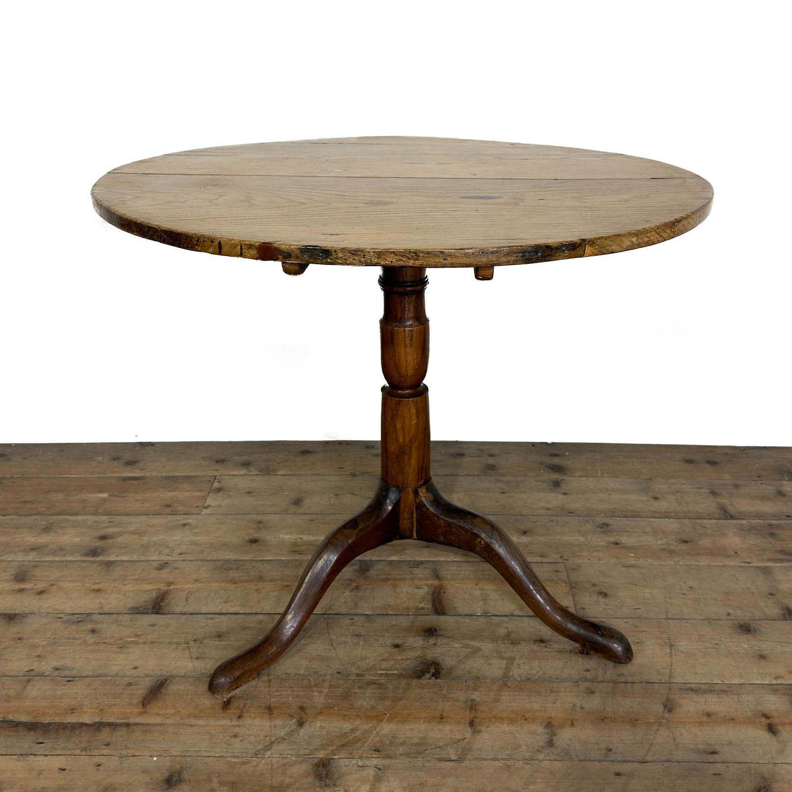 Antique Georgian Light Oak Tilt Top Table (1 of 8) Antique Georgian Light Oak Tilt Top Table (1 of 8)
